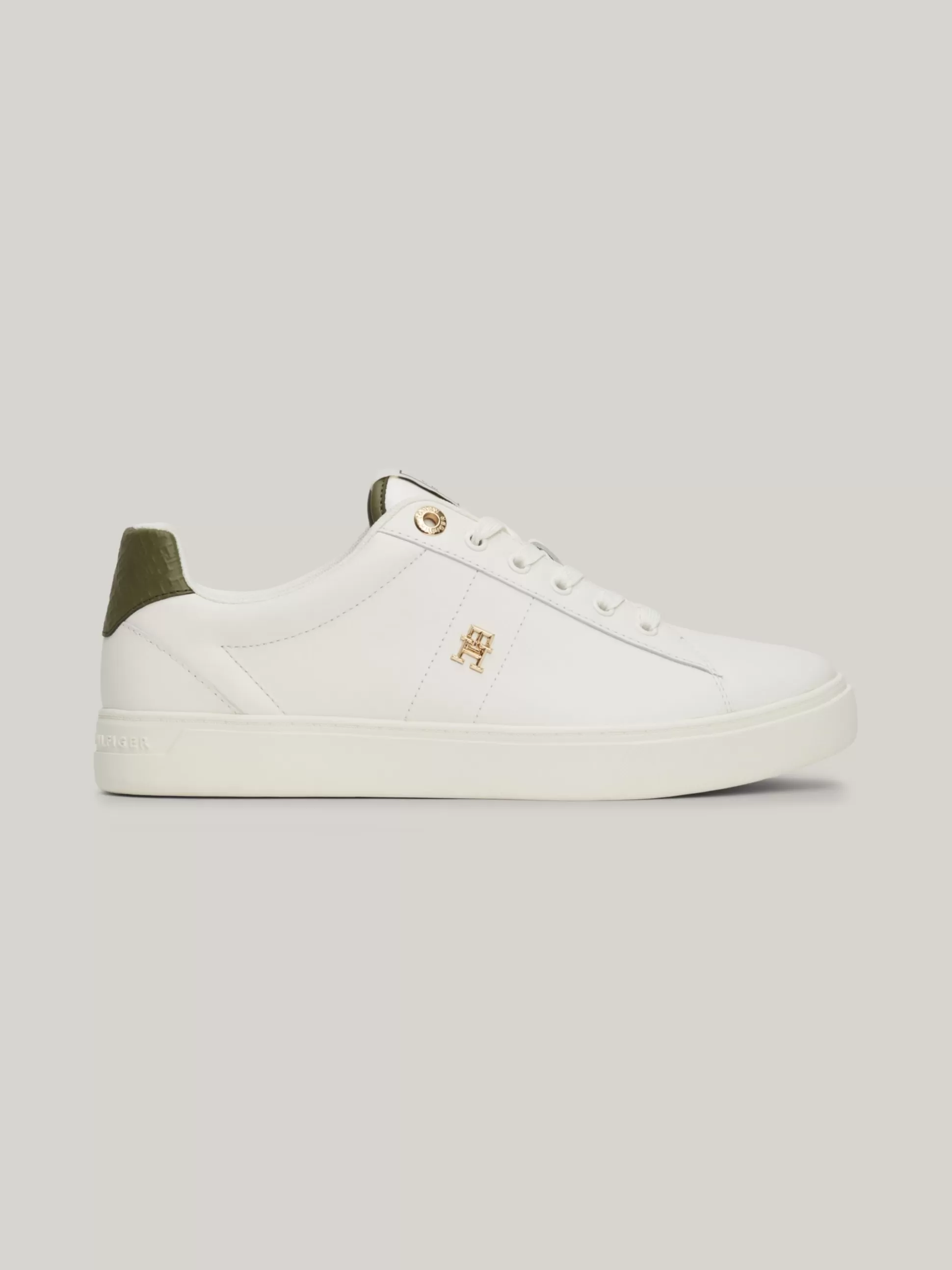 Tommy Hilfiger Sneakersy^Skórzane Buty Sportowe Z Monogramem TH