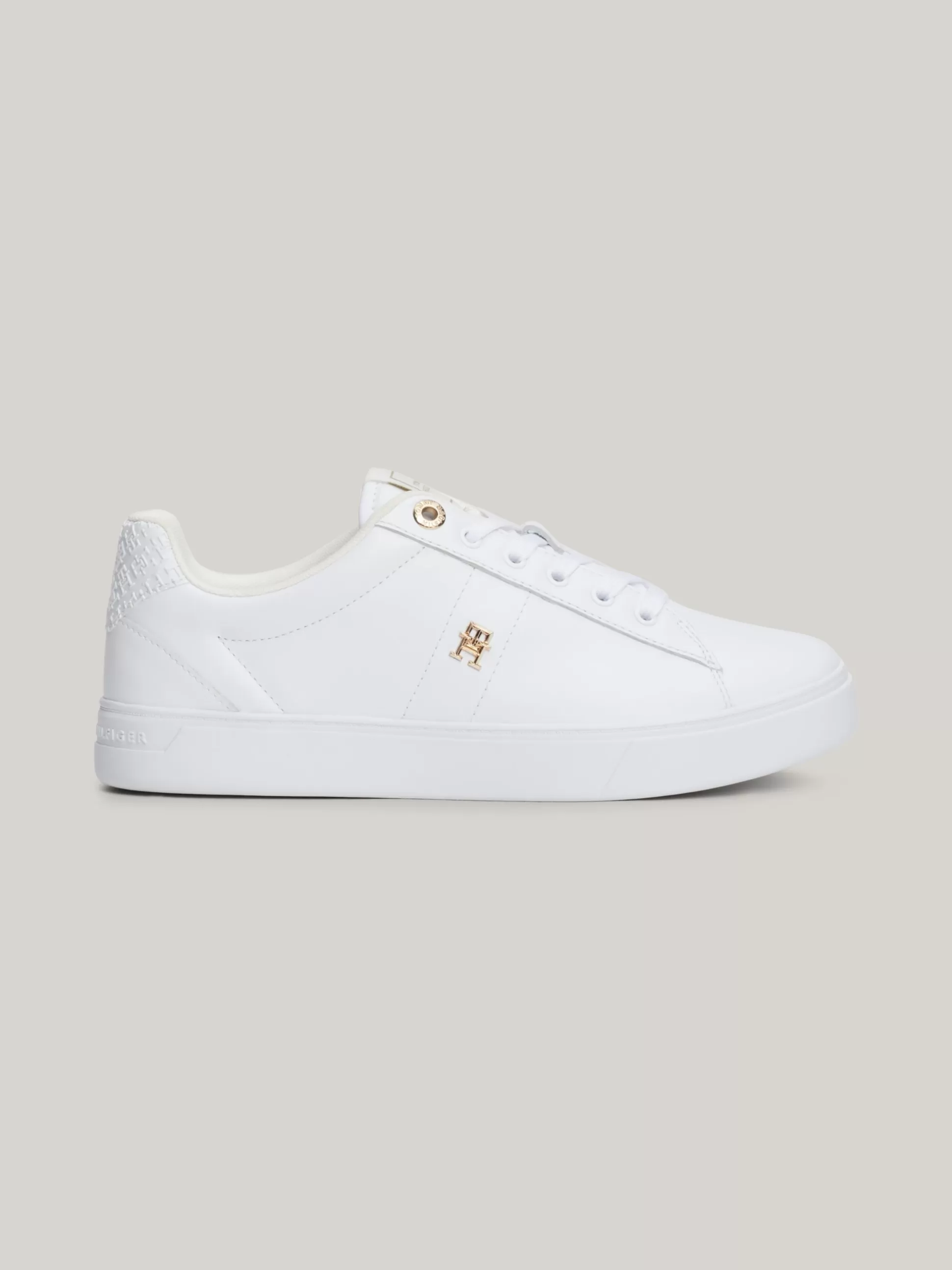 Tommy Hilfiger Sneakersy^Skórzane Buty Sportowe Z Monogramem TH