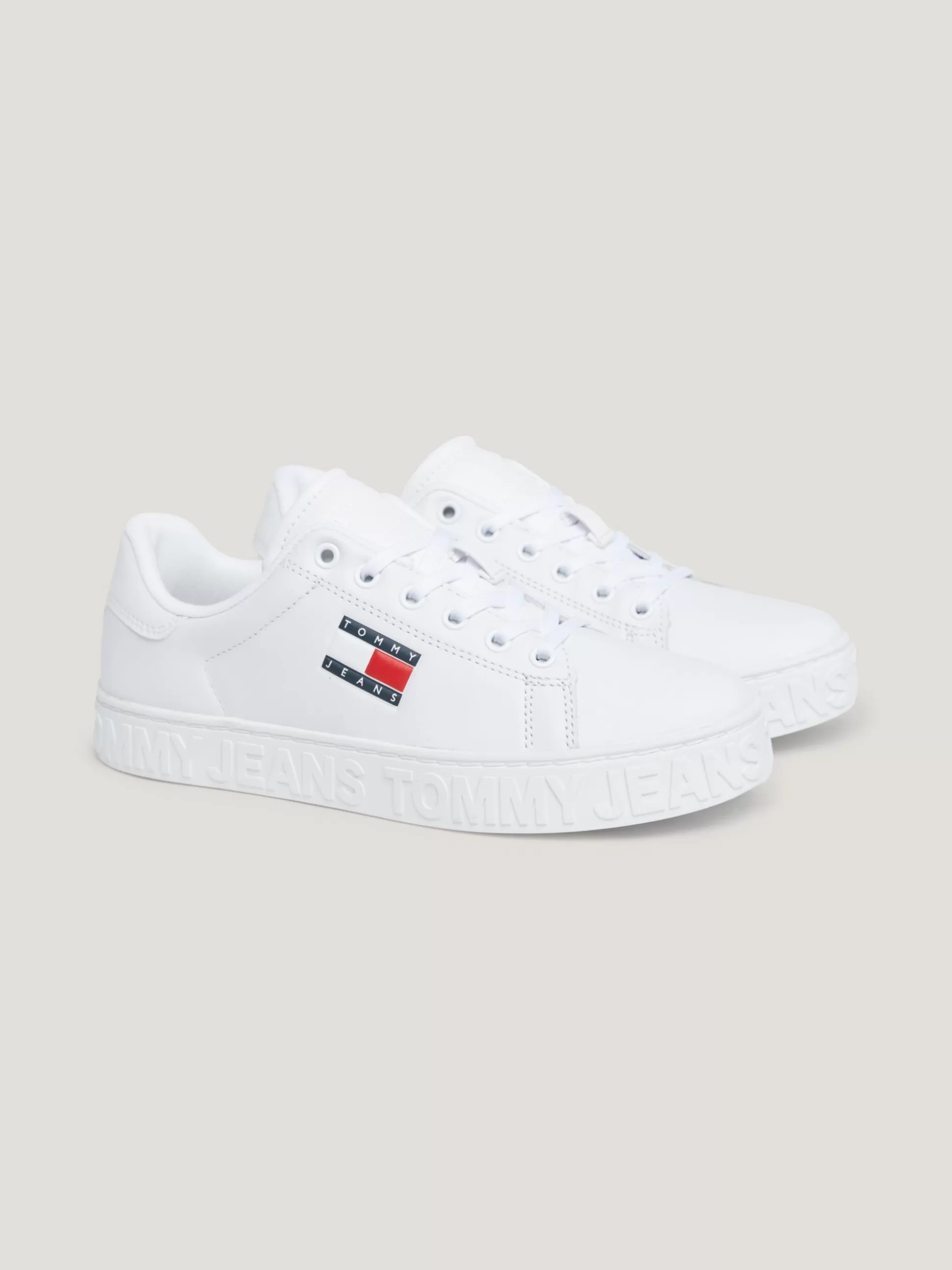 Tommy Hilfiger Sneakersy^Skórzane Buty Sportowe Z Naszywką