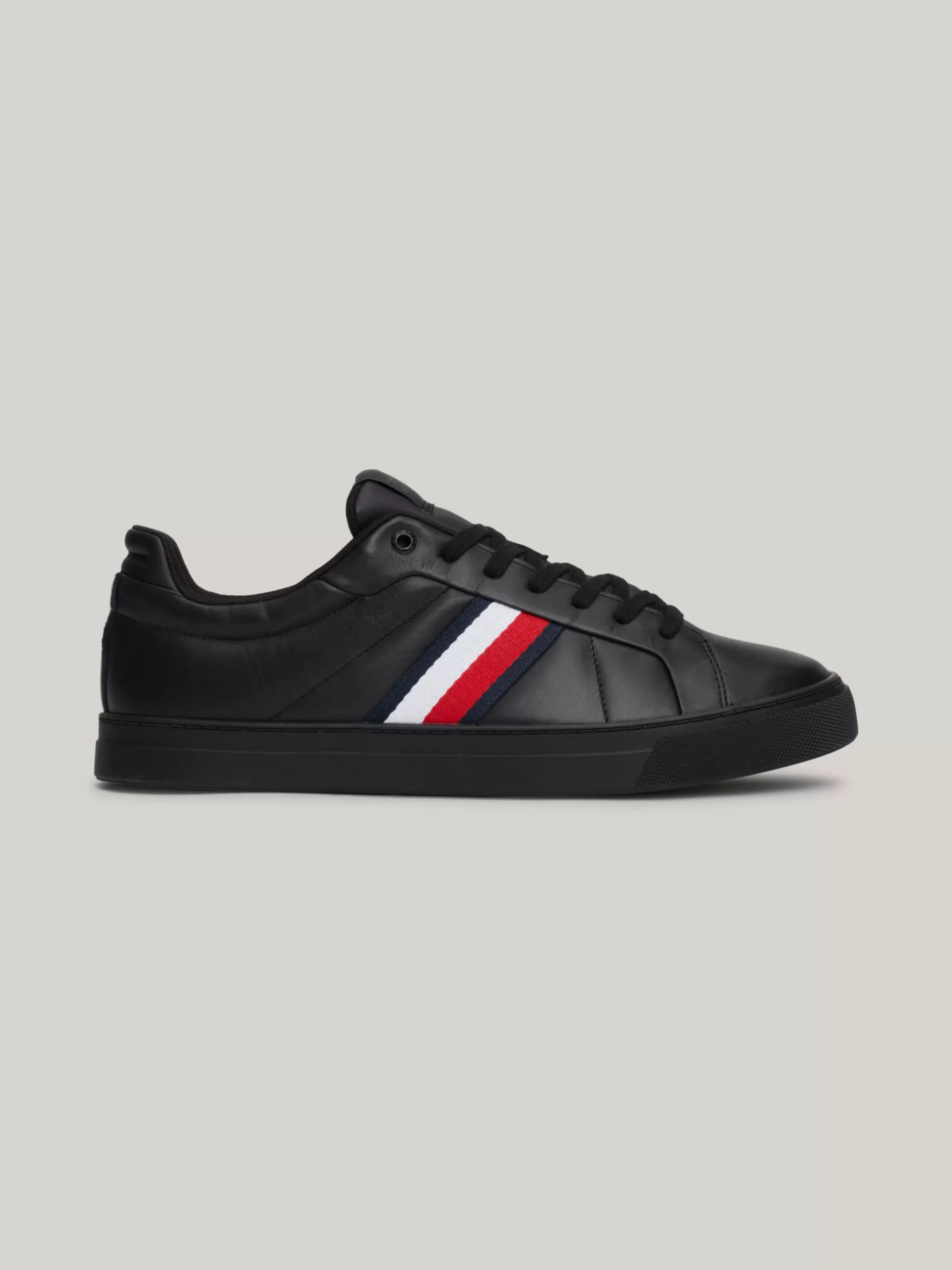 Tommy Hilfiger Sneakersy^Skórzane Buty Sportowe Z Sygnowaną Taśmą