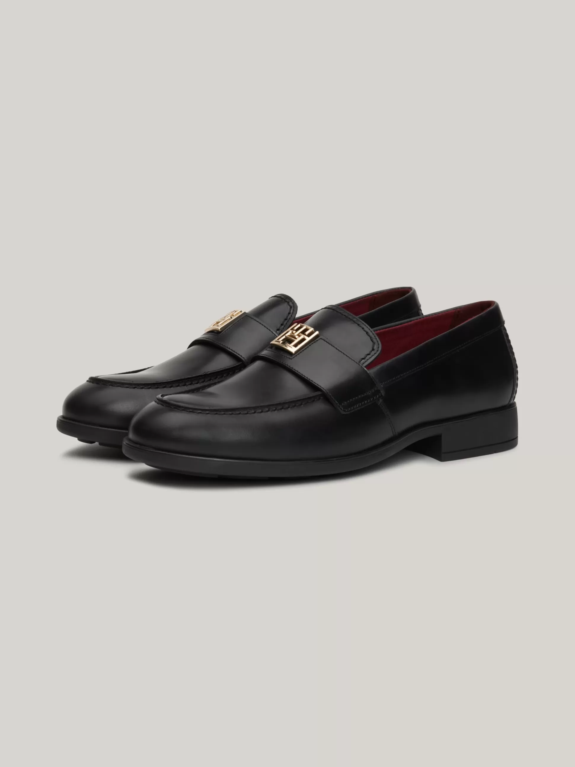 Tommy Hilfiger Mokasyny & Loafers | Płaskie Buty^Skórzane Mokasyny Elevated