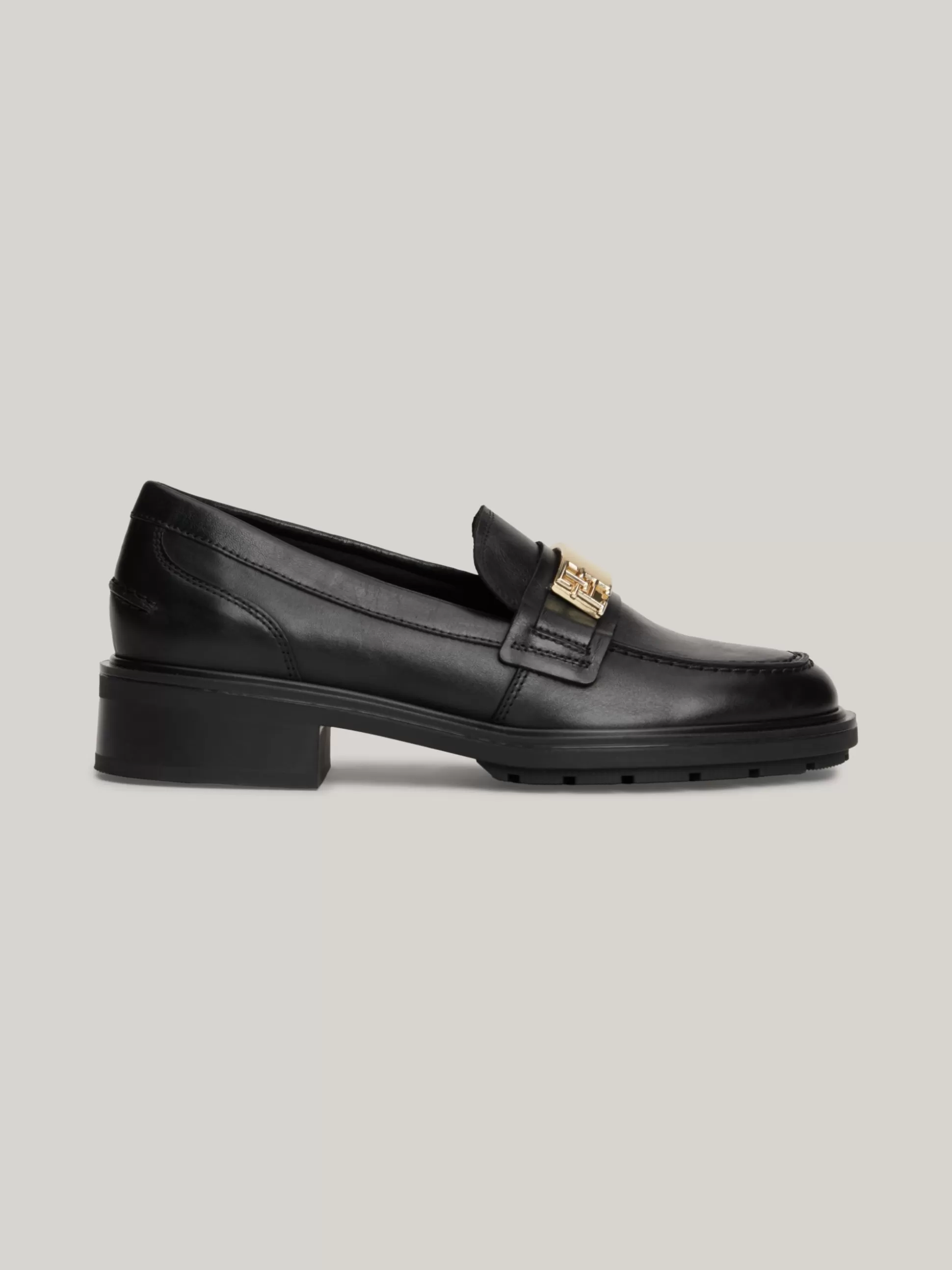 Tommy Hilfiger Mokasyny & Loafers | Płaskie Buty^Skórzane Mokasyny Z Monogramem TH