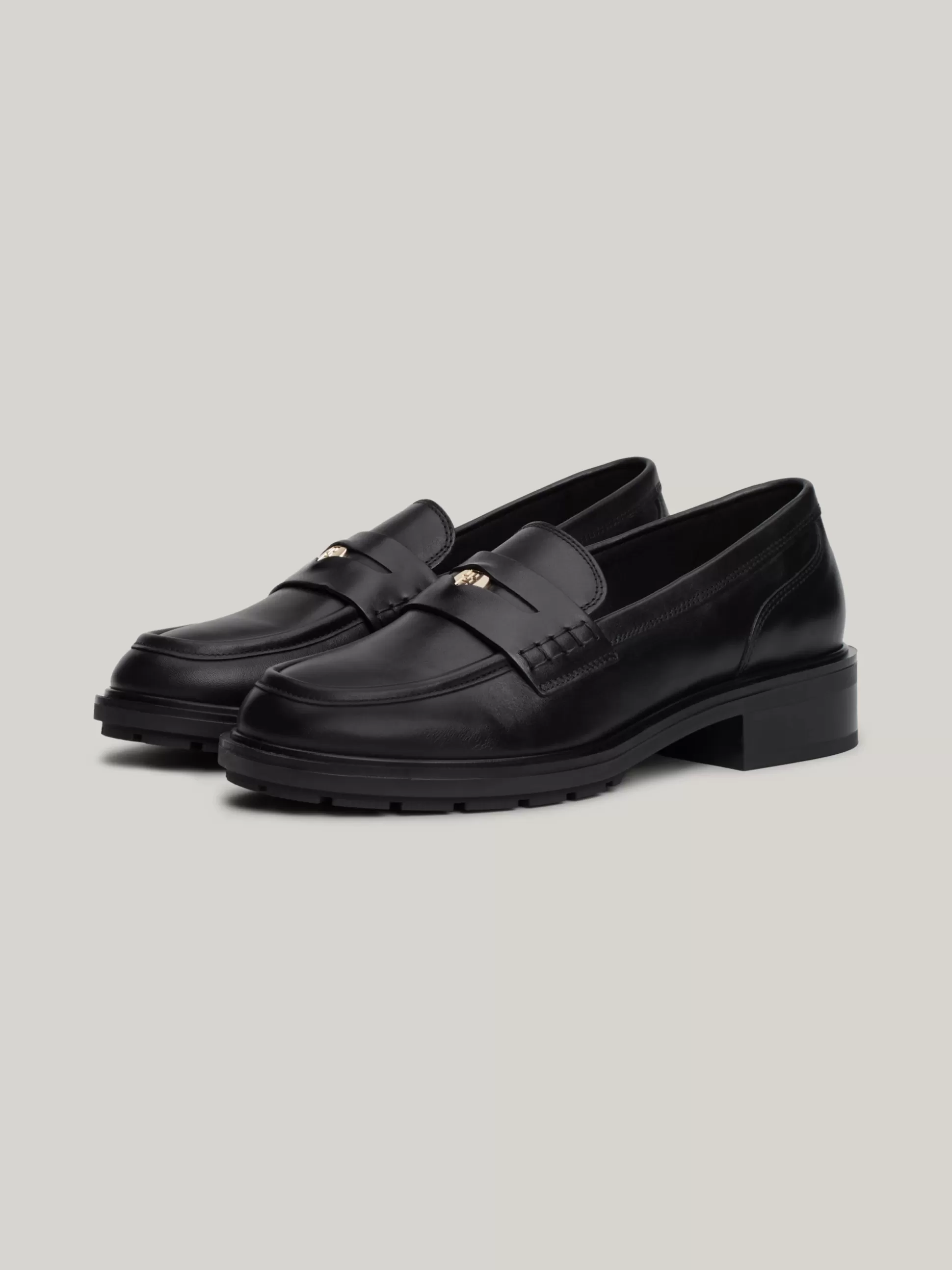 Tommy Hilfiger Mokasyny & Loafers | Płaskie Buty^Skórzane Mokasyny Z Protektorem