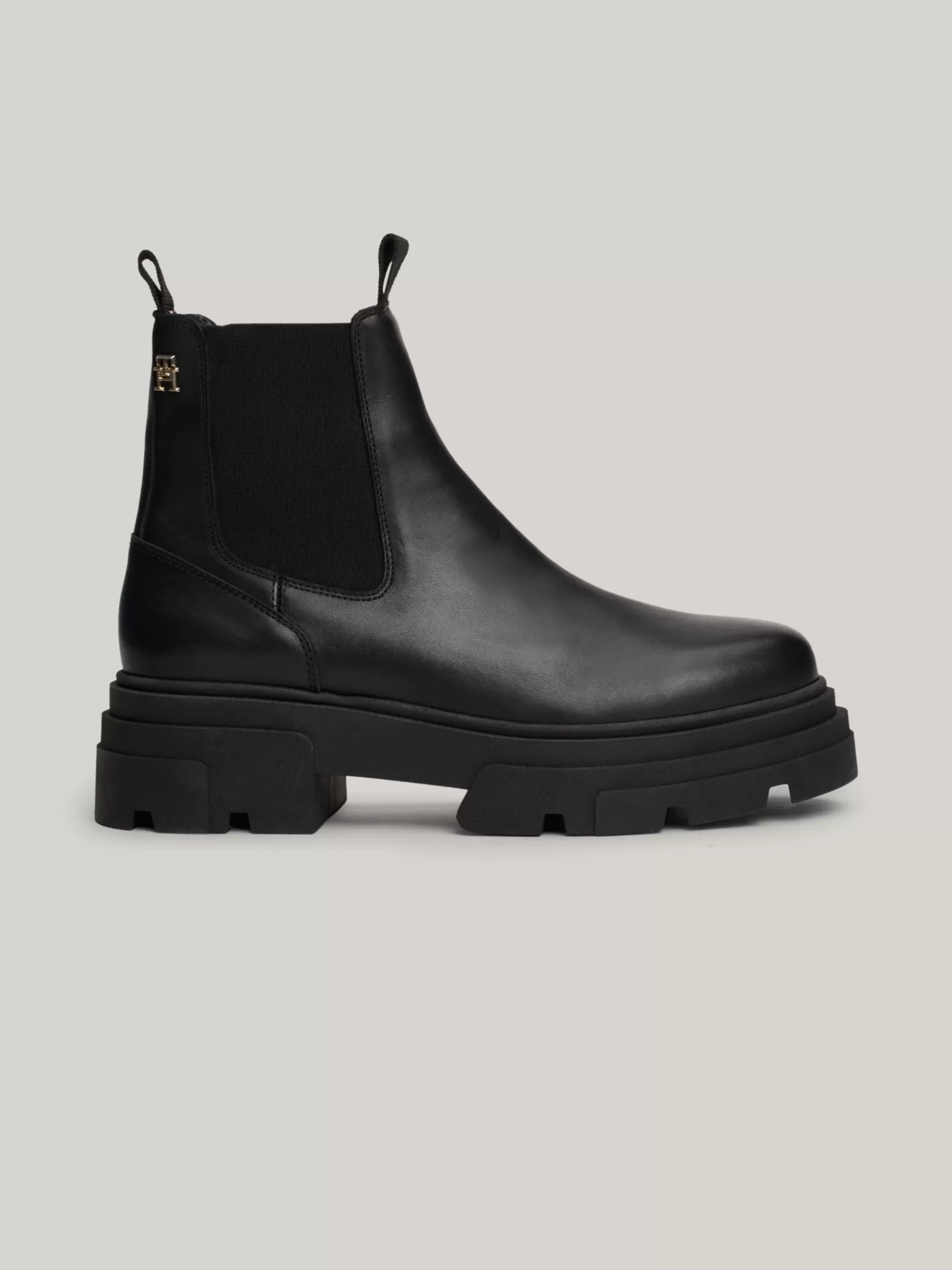 Tommy Hilfiger Chelsea Boots | Botki^Skórzane Sztyblety Na Grubej Podeszwie