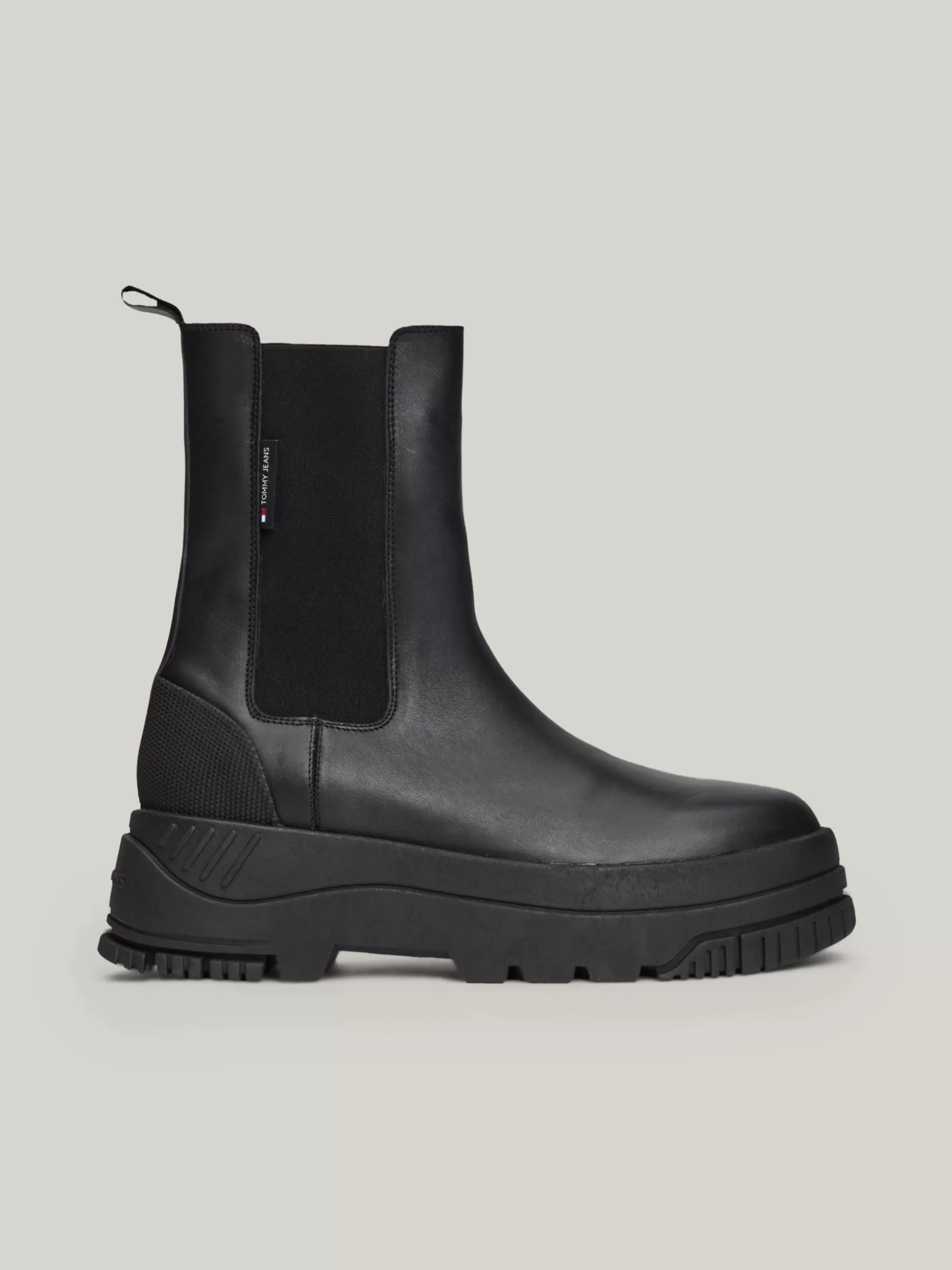 Tommy Hilfiger Chelsea Boots | Botki^Skórzane Sztyblety Na Płaskiej Platformie