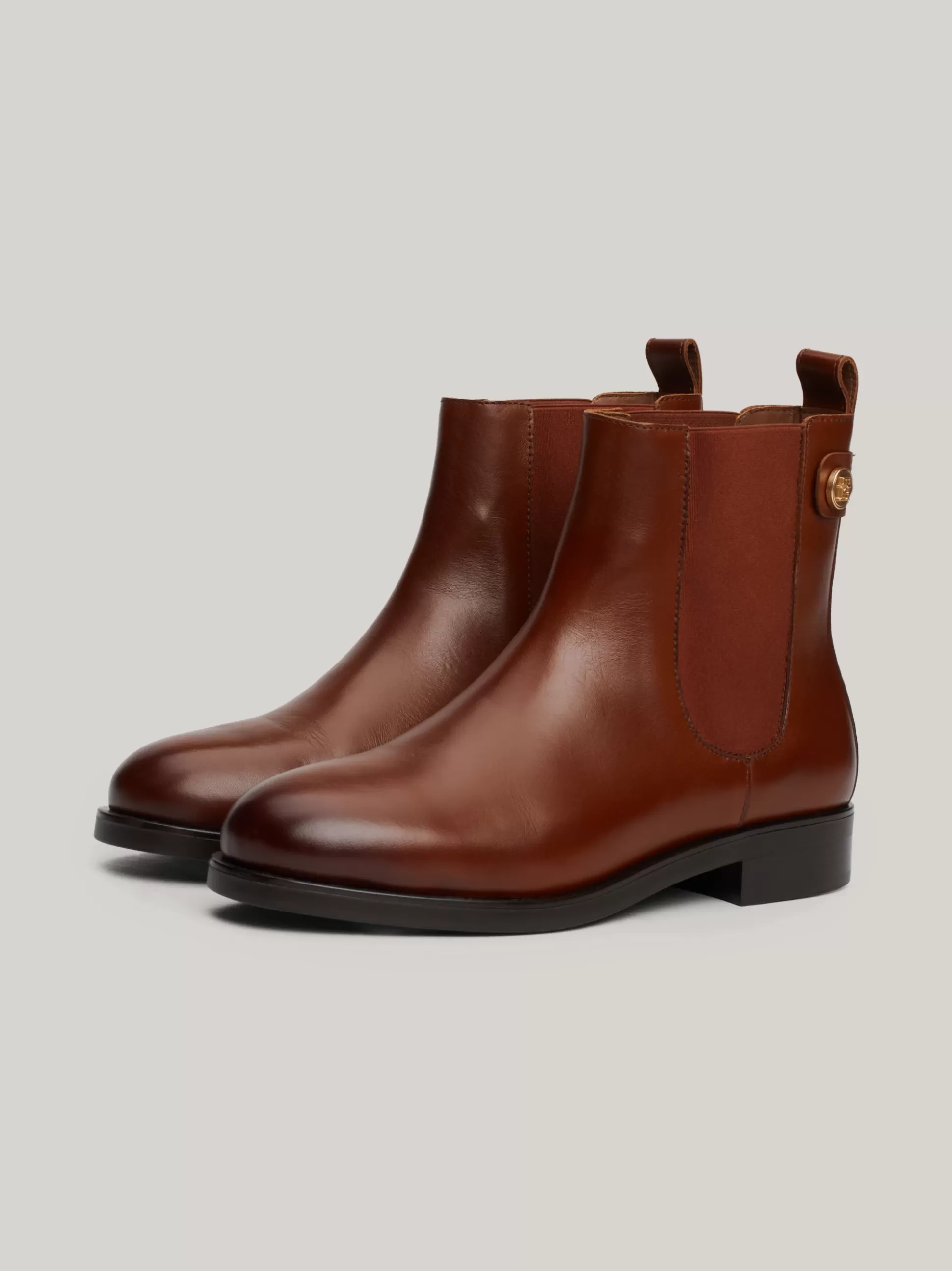 Tommy Hilfiger Chelsea Boots | Botki^Skórzane Sztyblety Z Plakietką