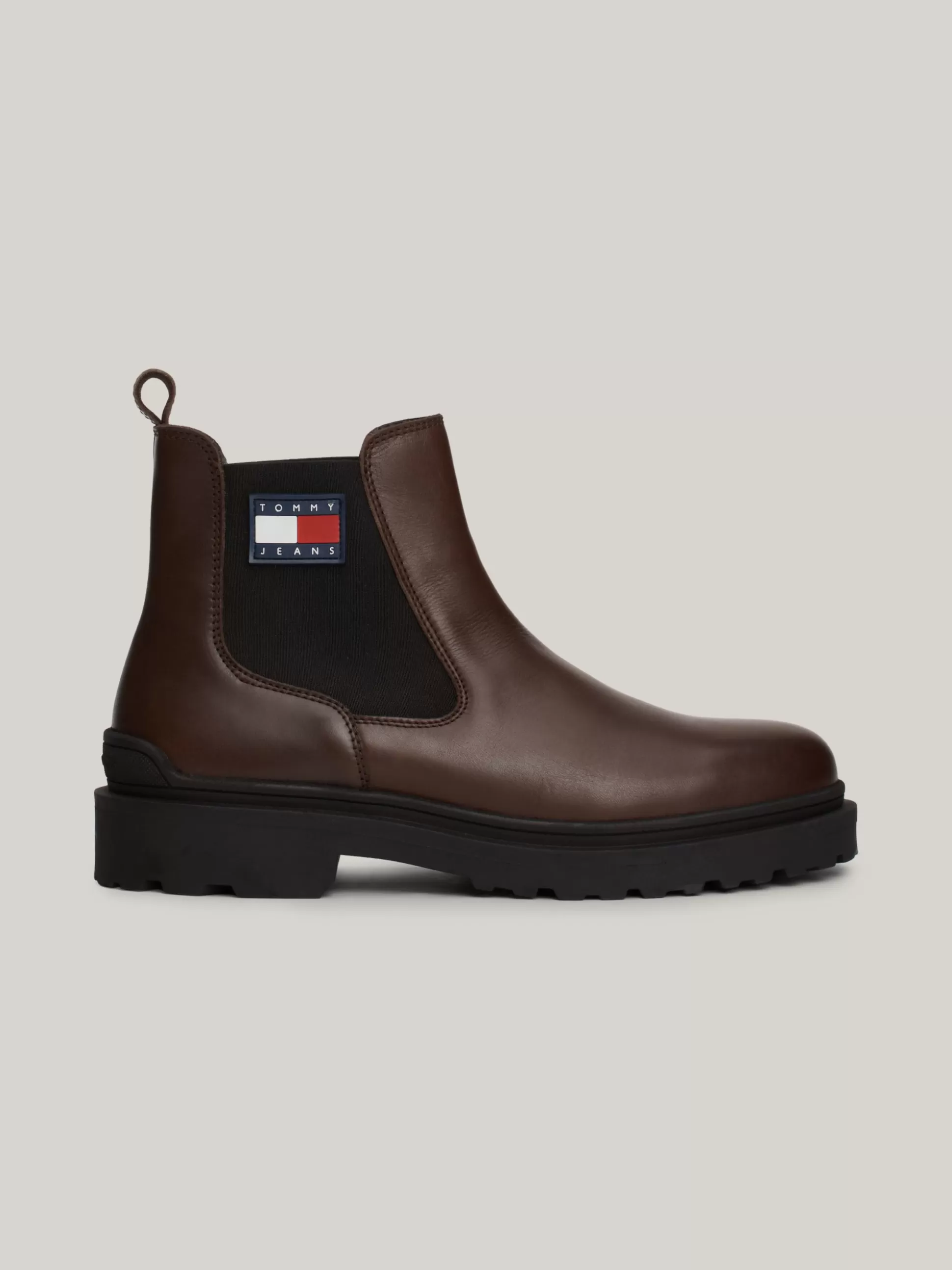 Tommy Hilfiger Sztyblety | Buty^Skórzane Sztyblety Z Protektorem I Logo