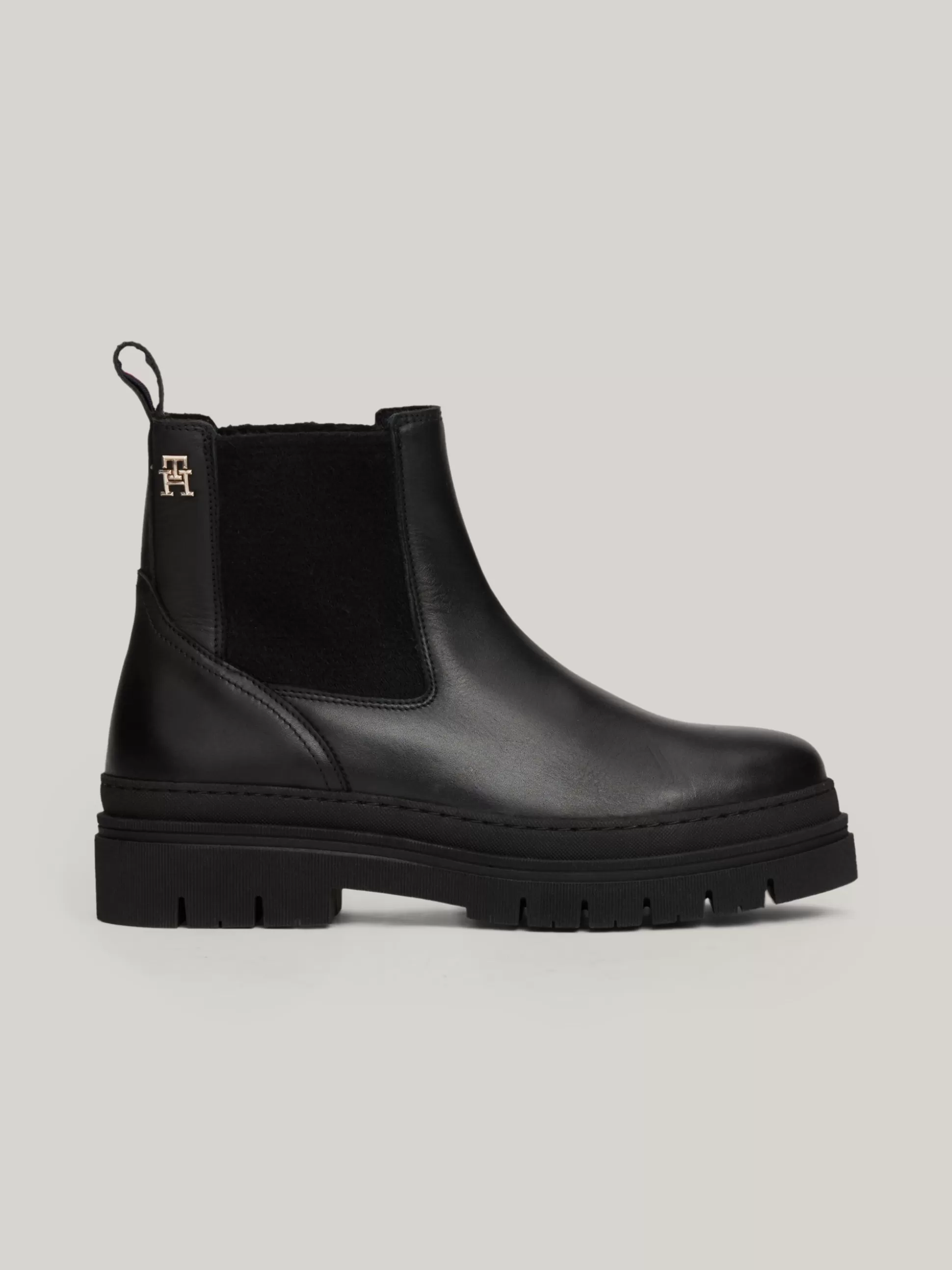 Tommy Hilfiger Chelsea Boots | Botki^Skórzane Sztyblety Z Protektorem TH Monogram