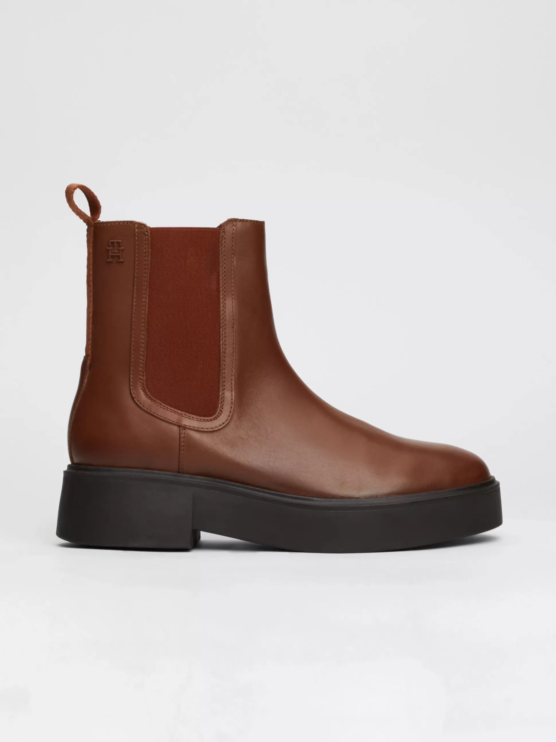 Tommy Hilfiger Chelsea Boots | Botki^Skórzane Sztyblety Z Taśmą Z Logo