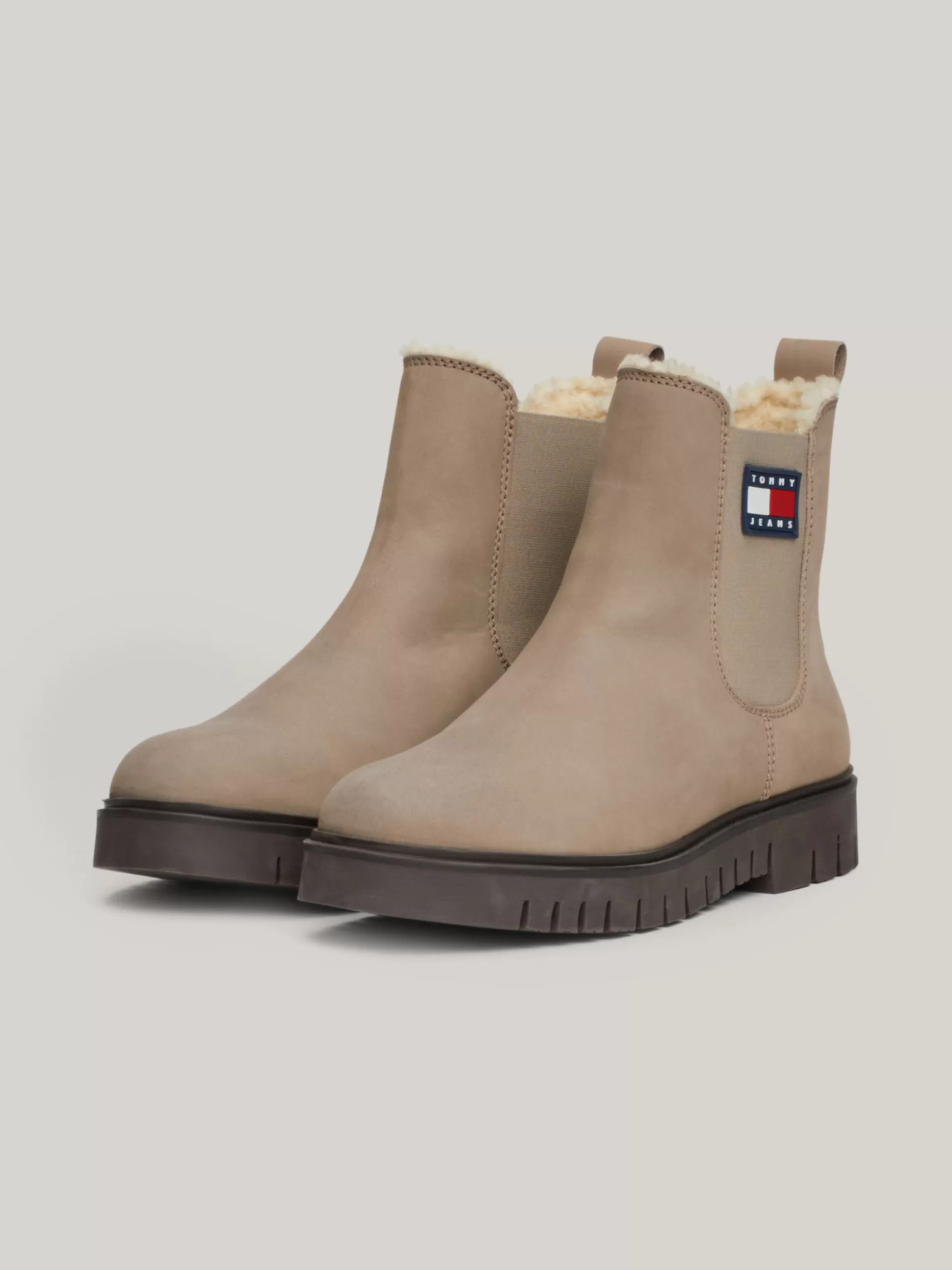 Tommy Hilfiger Chelsea Boots | Botki^Skórzane Sztyblety Z Wyściółką I Protektorem