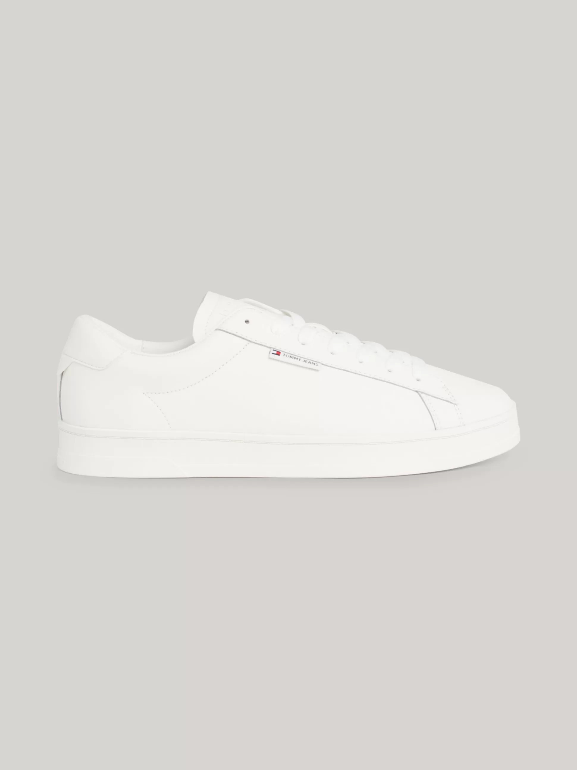 Tommy Hilfiger White Trainers | Sneakersy^Skórzane Tenisówki Na Podeszwie Typu Cupsole