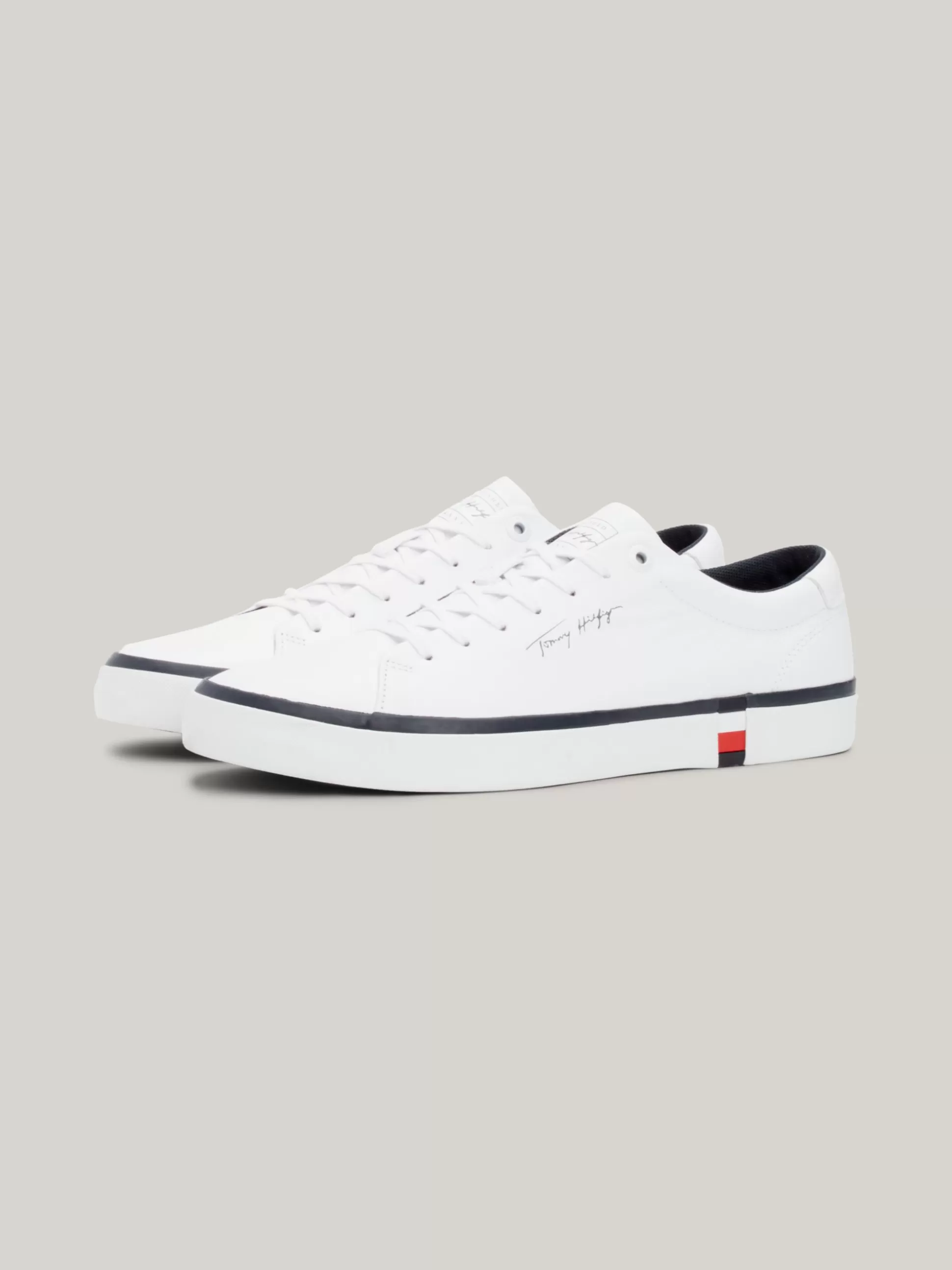 Tommy Hilfiger White Trainers | Sneakersy^Skórzane Tenisówki TH Modern