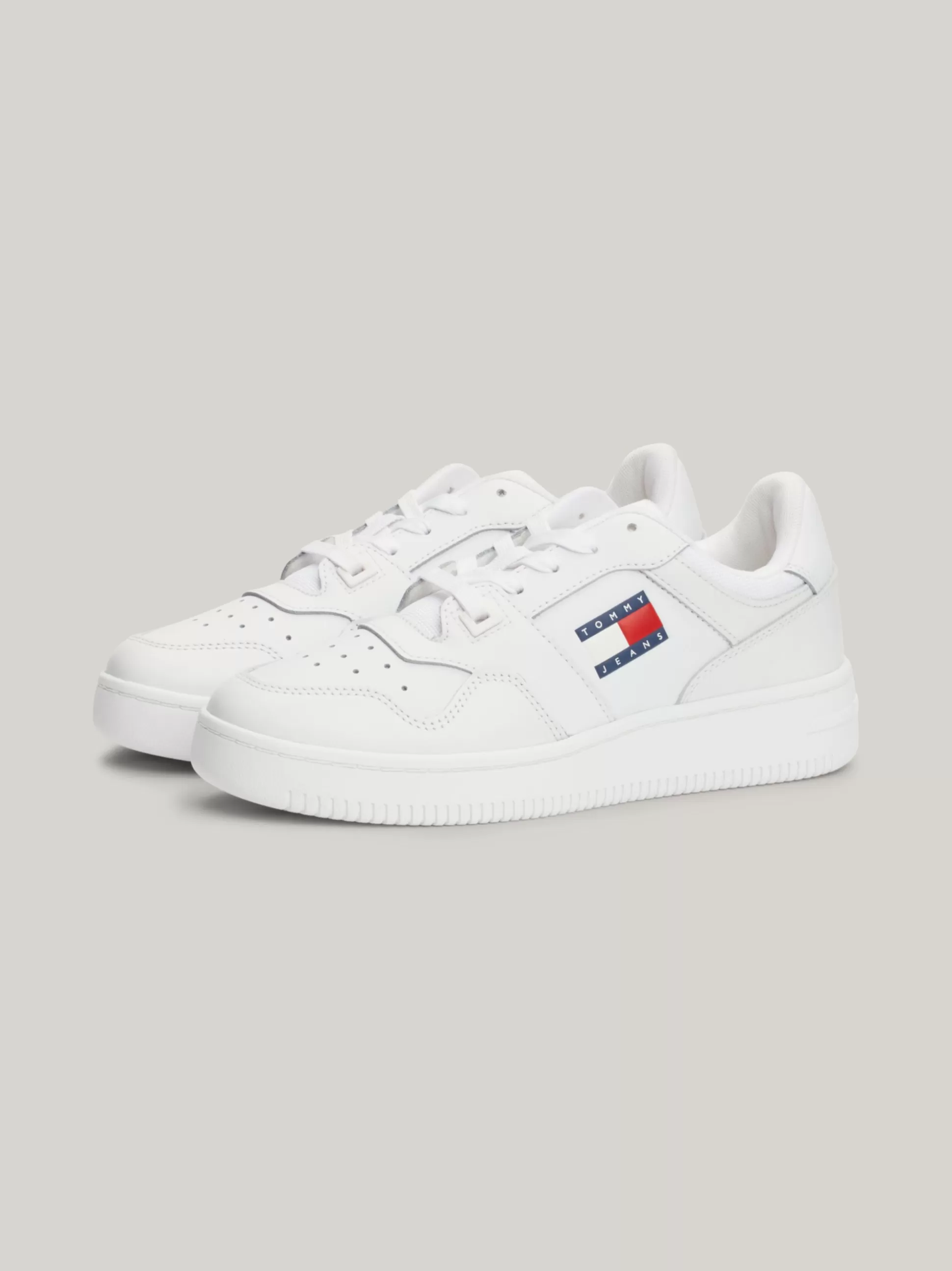 Tommy Hilfiger Sneakersy^Skórzane Tenisówki Z Delikatnym Protektorem