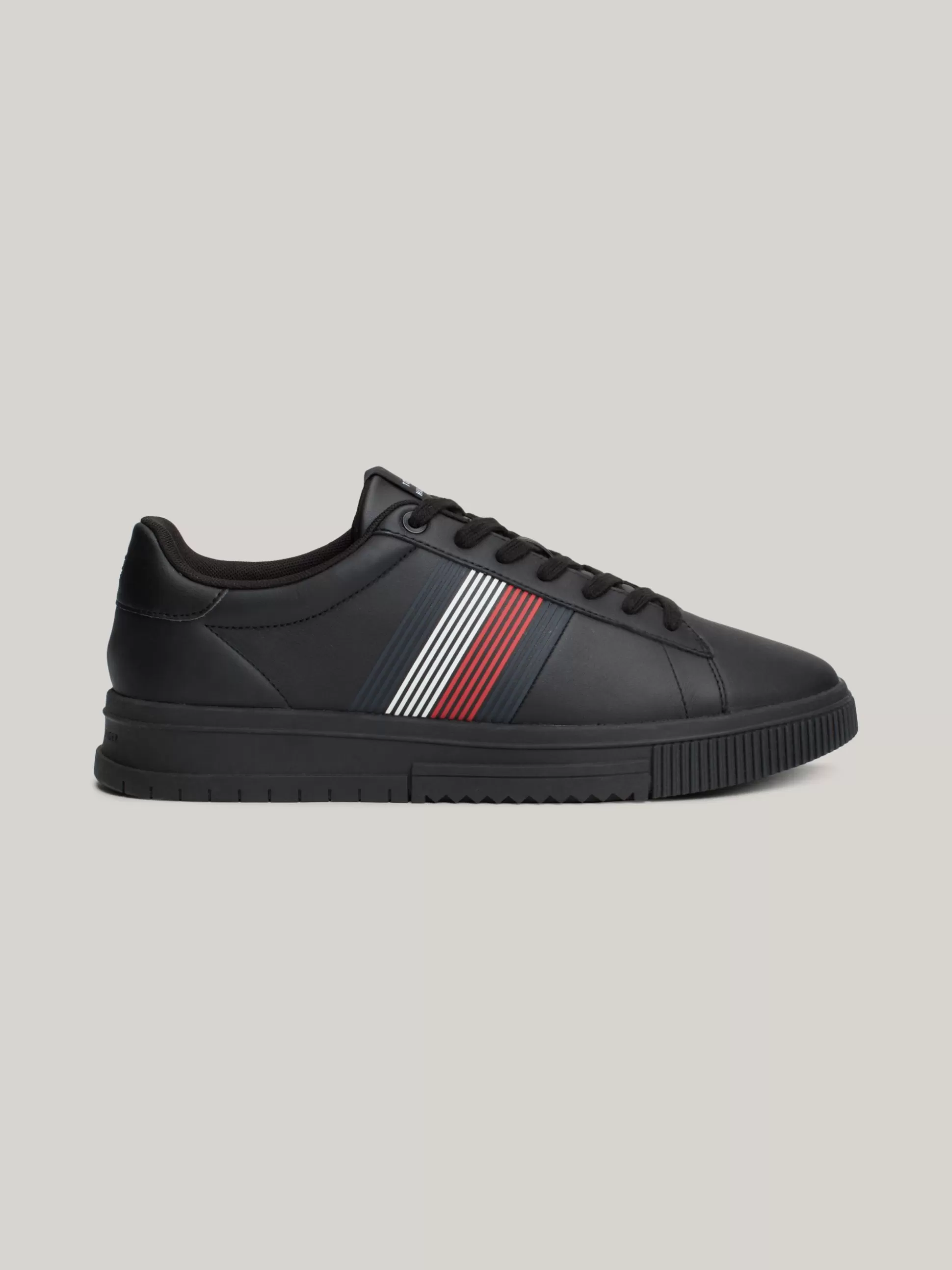 Tommy Hilfiger Sneakersy^Skórzane Tenisówki Z Kontrastowym Zapiętkiem