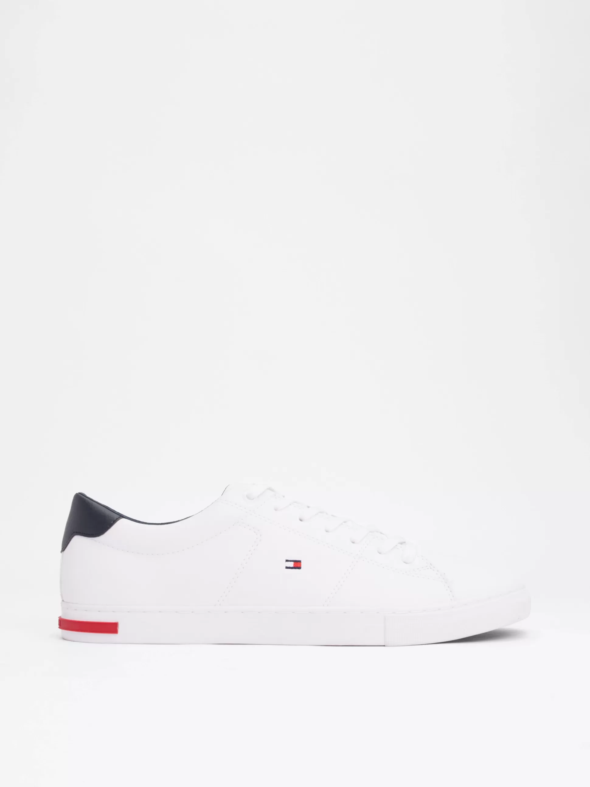 Tommy Hilfiger White Trainers | Sneakersy^Skórzane Tenisówki Z Wulkanizowaną Podeszwą