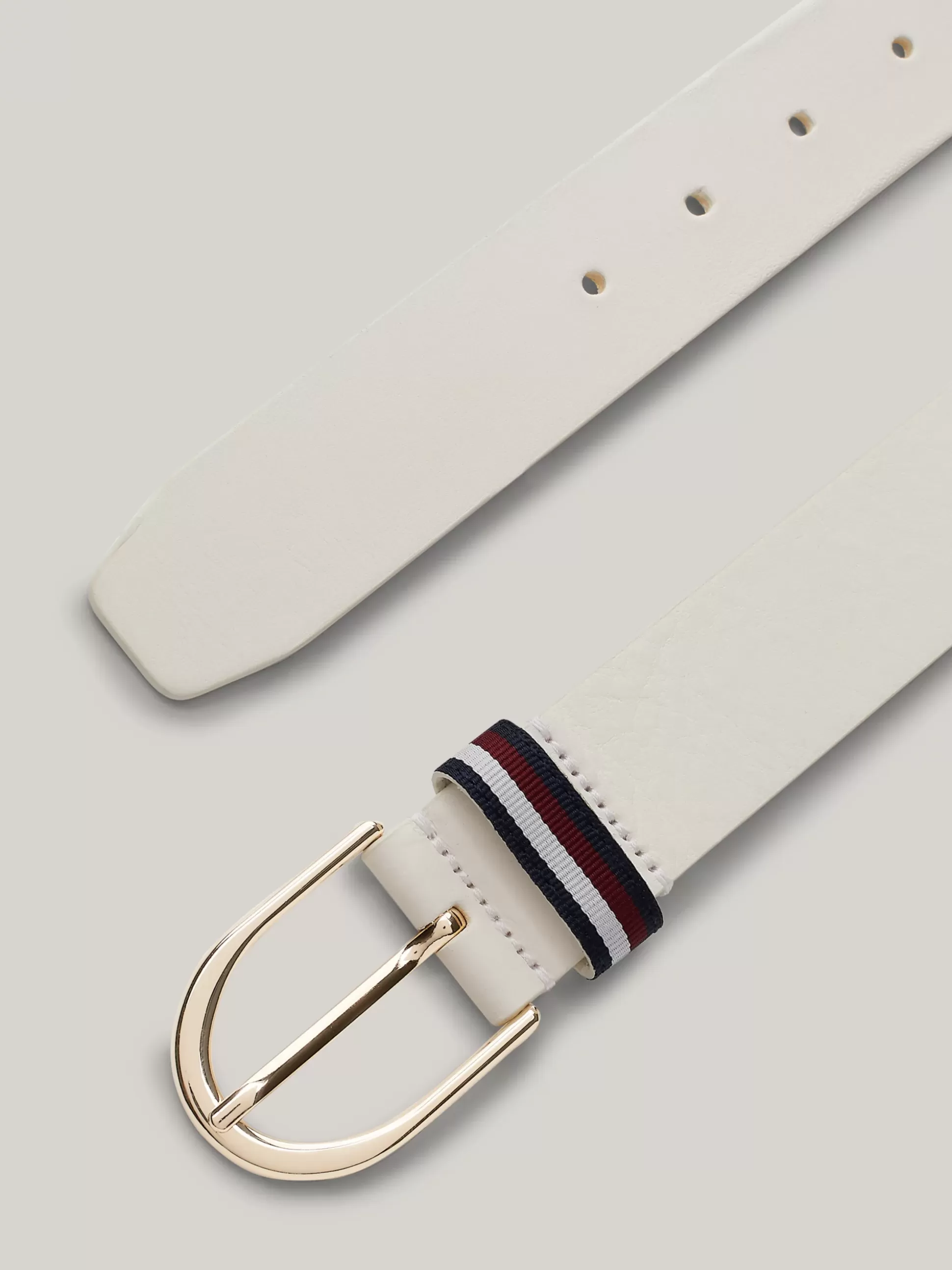 Tommy Hilfiger Paski^Skórzany Pasek Corporate Z Okrągłą Sprzączką