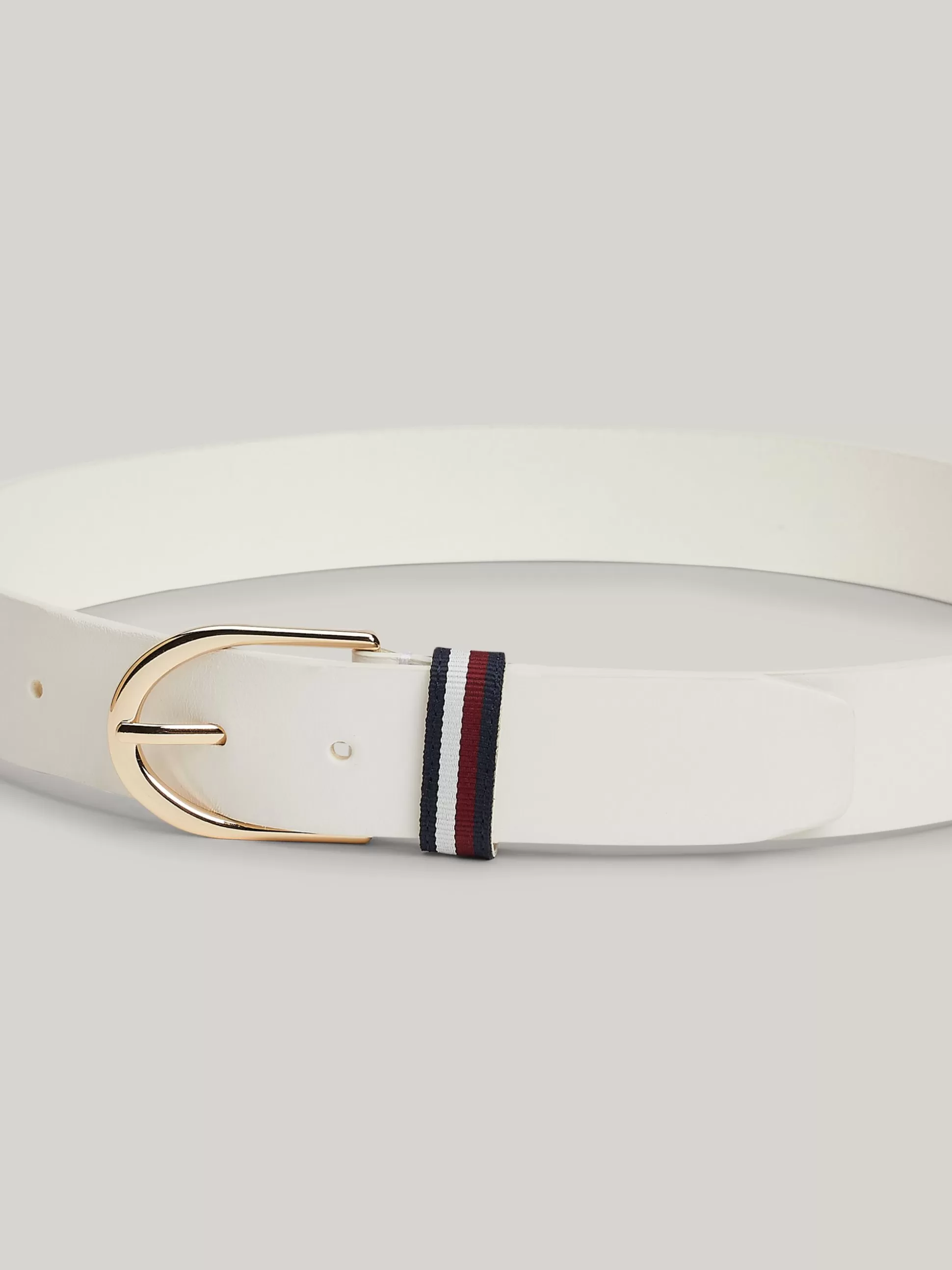 Tommy Hilfiger Paski^Skórzany Pasek Corporate Z Okrągłą Sprzączką