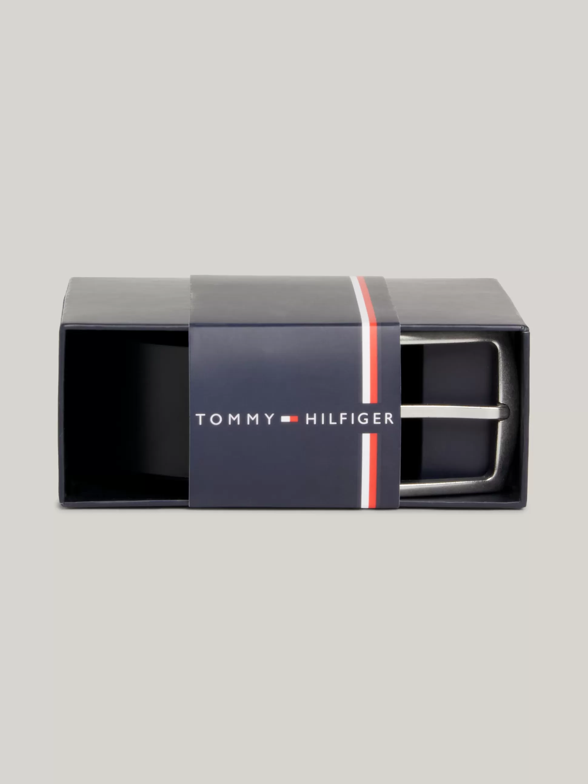 Tommy Hilfiger Paski^Skórzany Pasek Z Emaliowaną Flagą