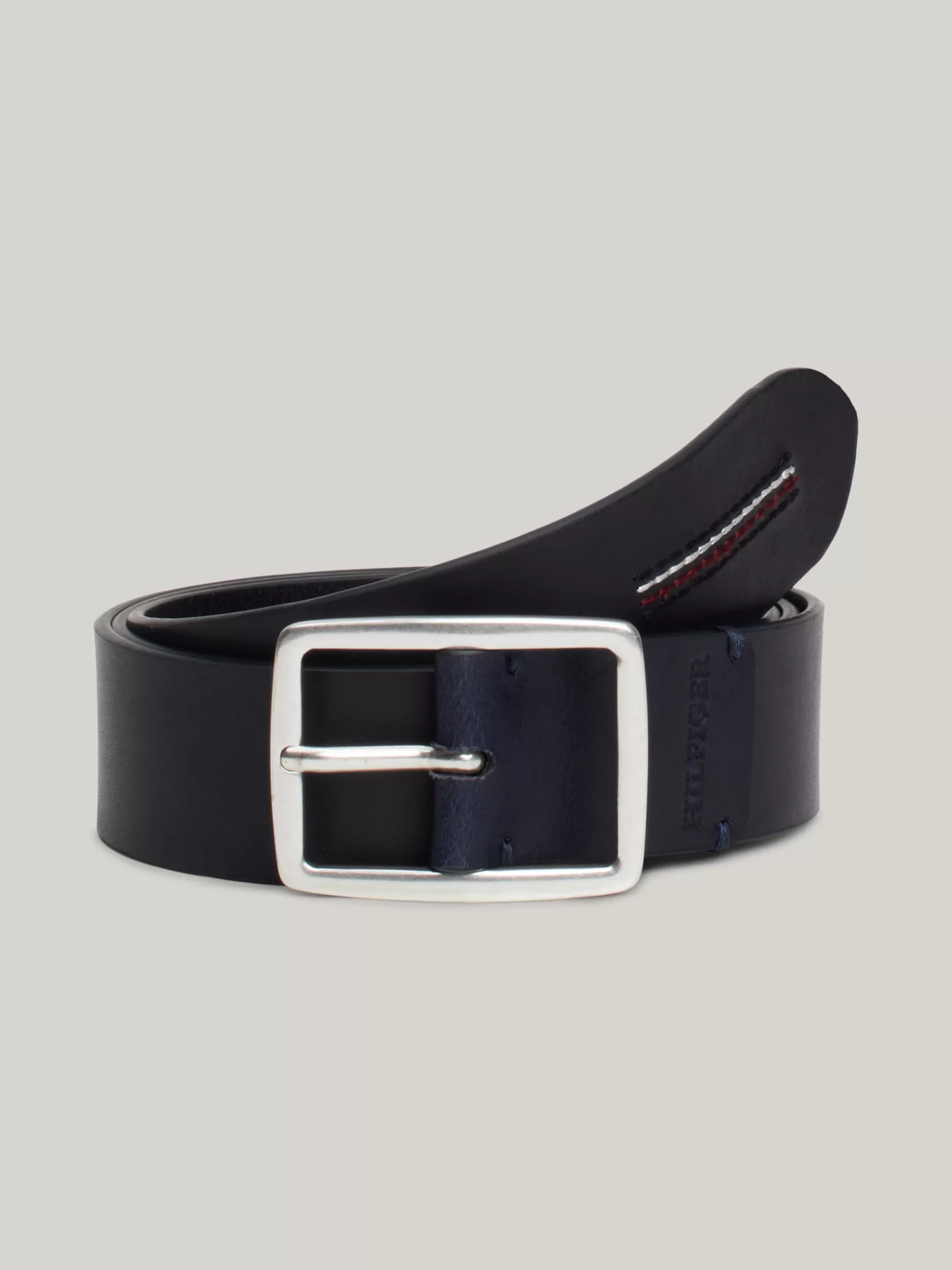 Tommy Hilfiger Paski^Skórzany Pasek Z Logo Hilfiger Monotype