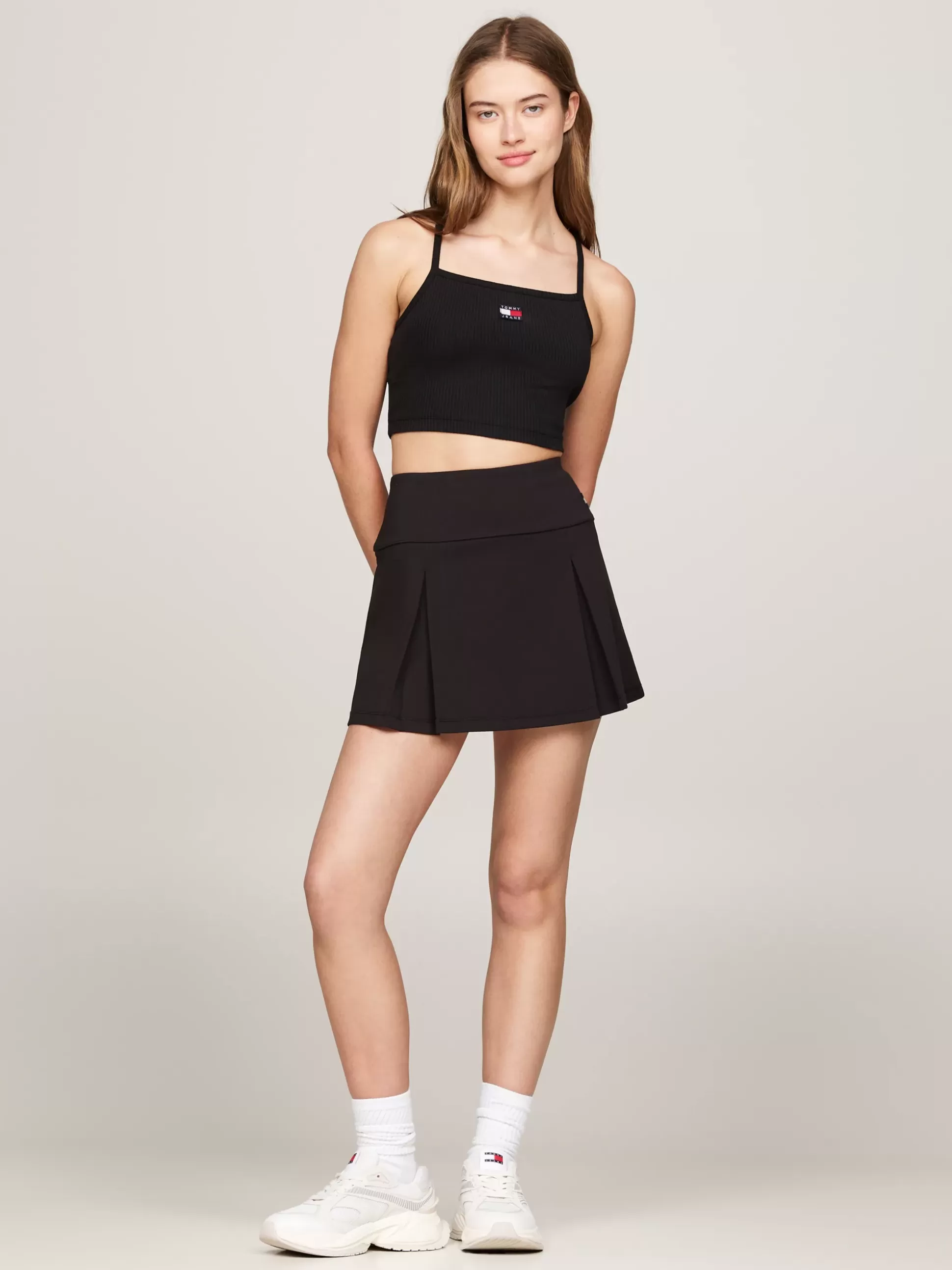 Tommy Hilfiger Spódnice^Spódnica Mini Z Dżerseju Z Plisami