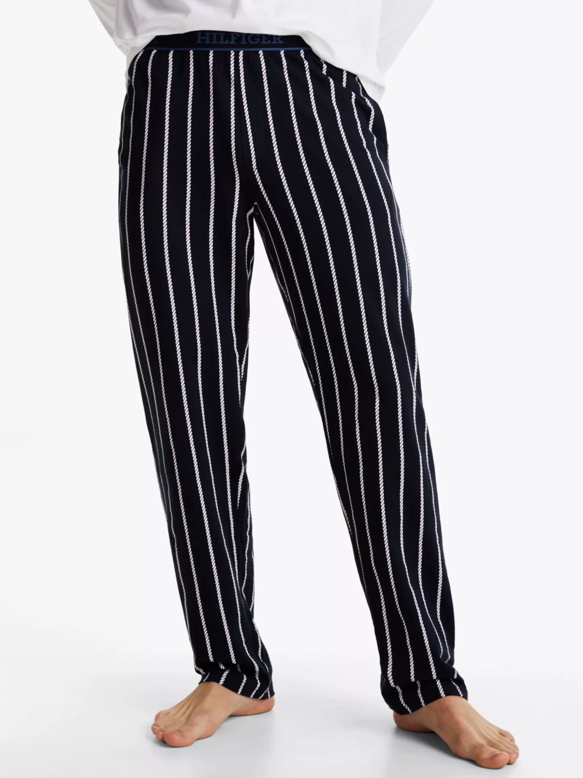Tommy Hilfiger Stroje Kąpielowe^Spodnie Od Piżamy Z Dżerseju Hilfiger Monotype