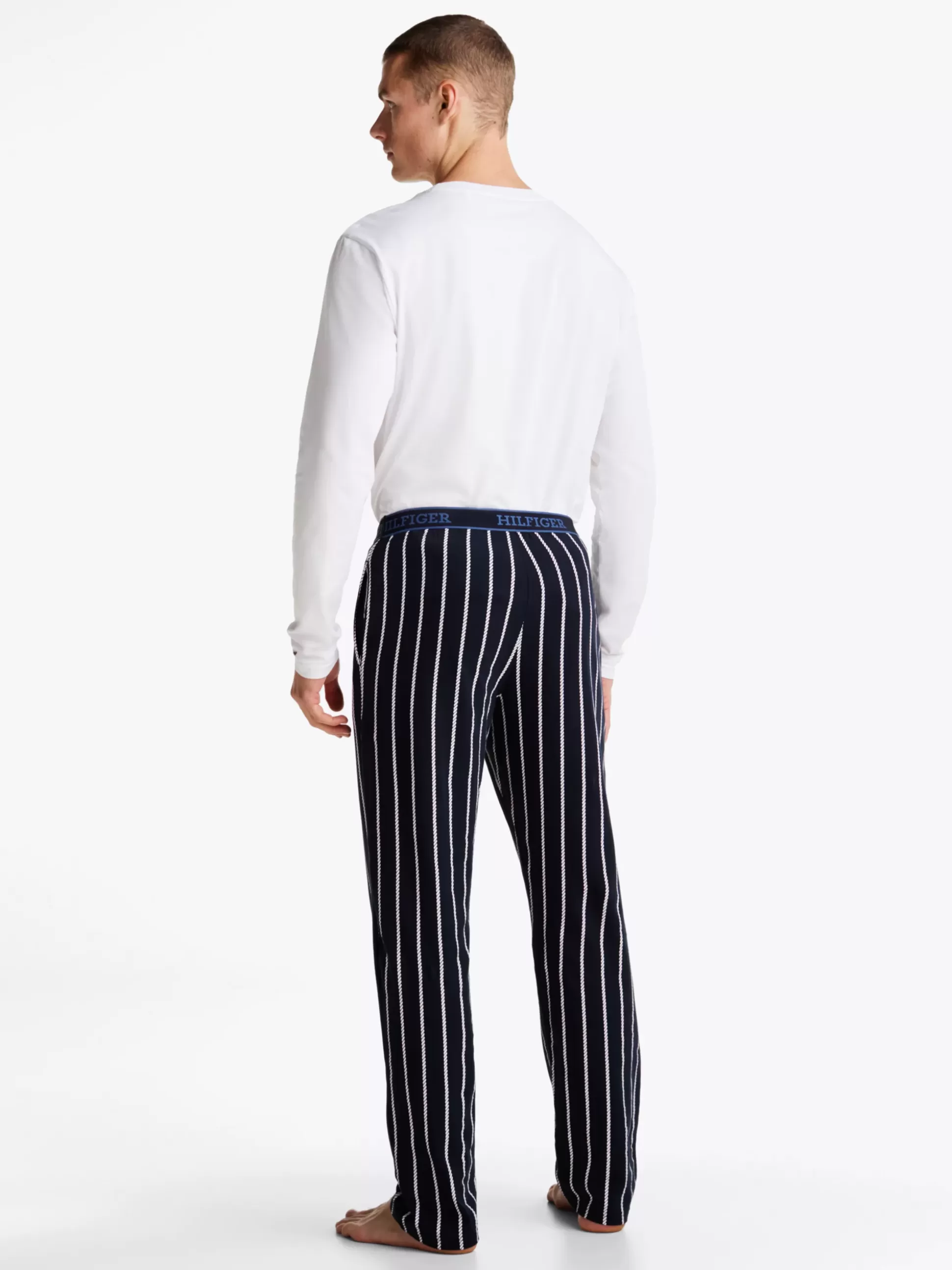 Tommy Hilfiger Stroje Kąpielowe^Spodnie Od Piżamy Z Dżerseju Hilfiger Monotype