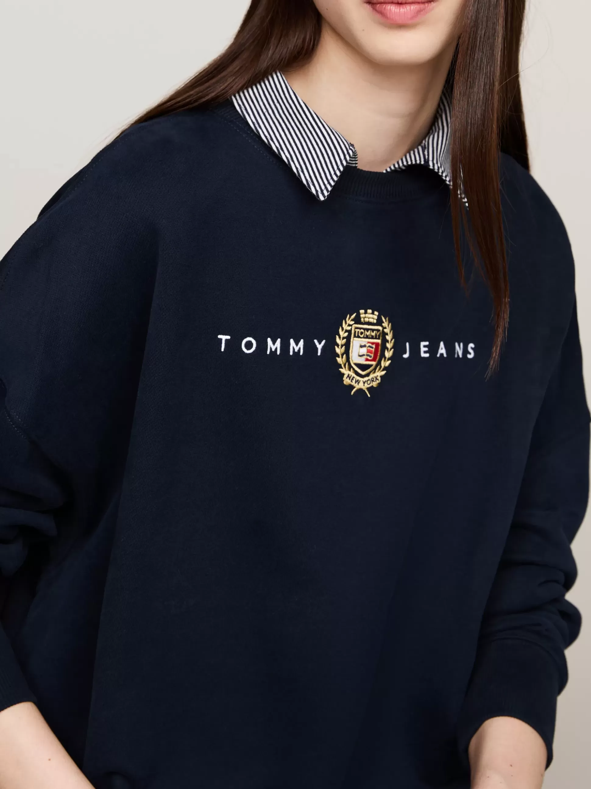 Tommy Hilfiger Sukienki^Sukienka Dresowa Mini Z Wyhaftowanym Logo