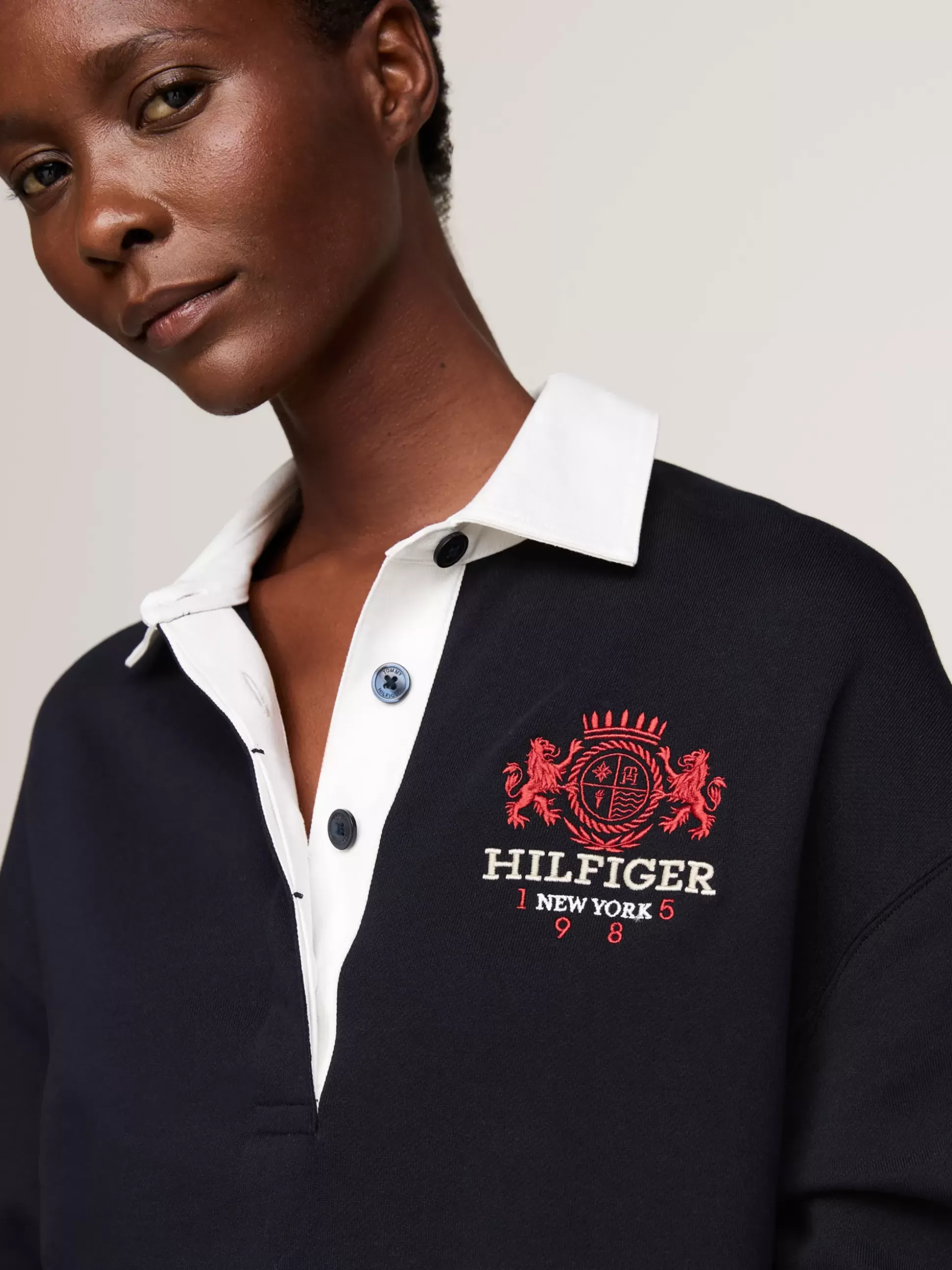 Tommy Hilfiger Sukienki^Sukienka Mini O Luźnym Kroju W Stylu Rugby