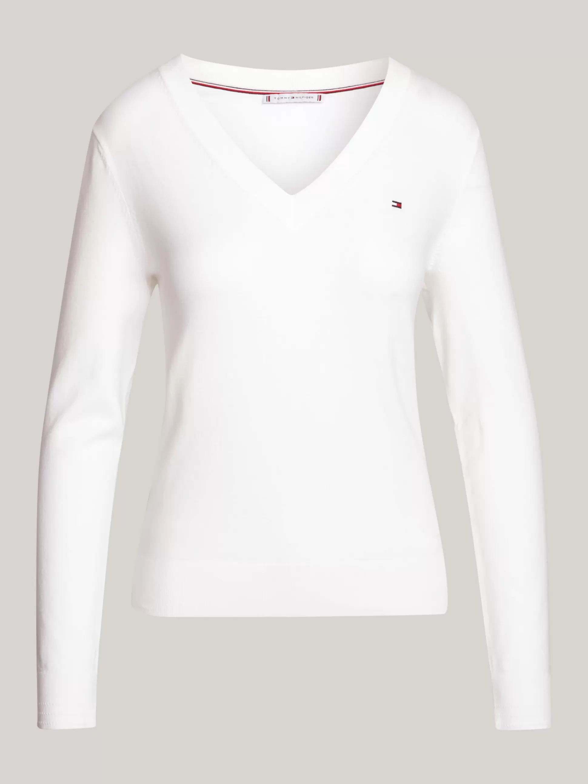 Tommy Hilfiger Bluzy Dresowe & Z Kapturem^Sweter Heritage Z Dekoltem W Kształcie Litery V