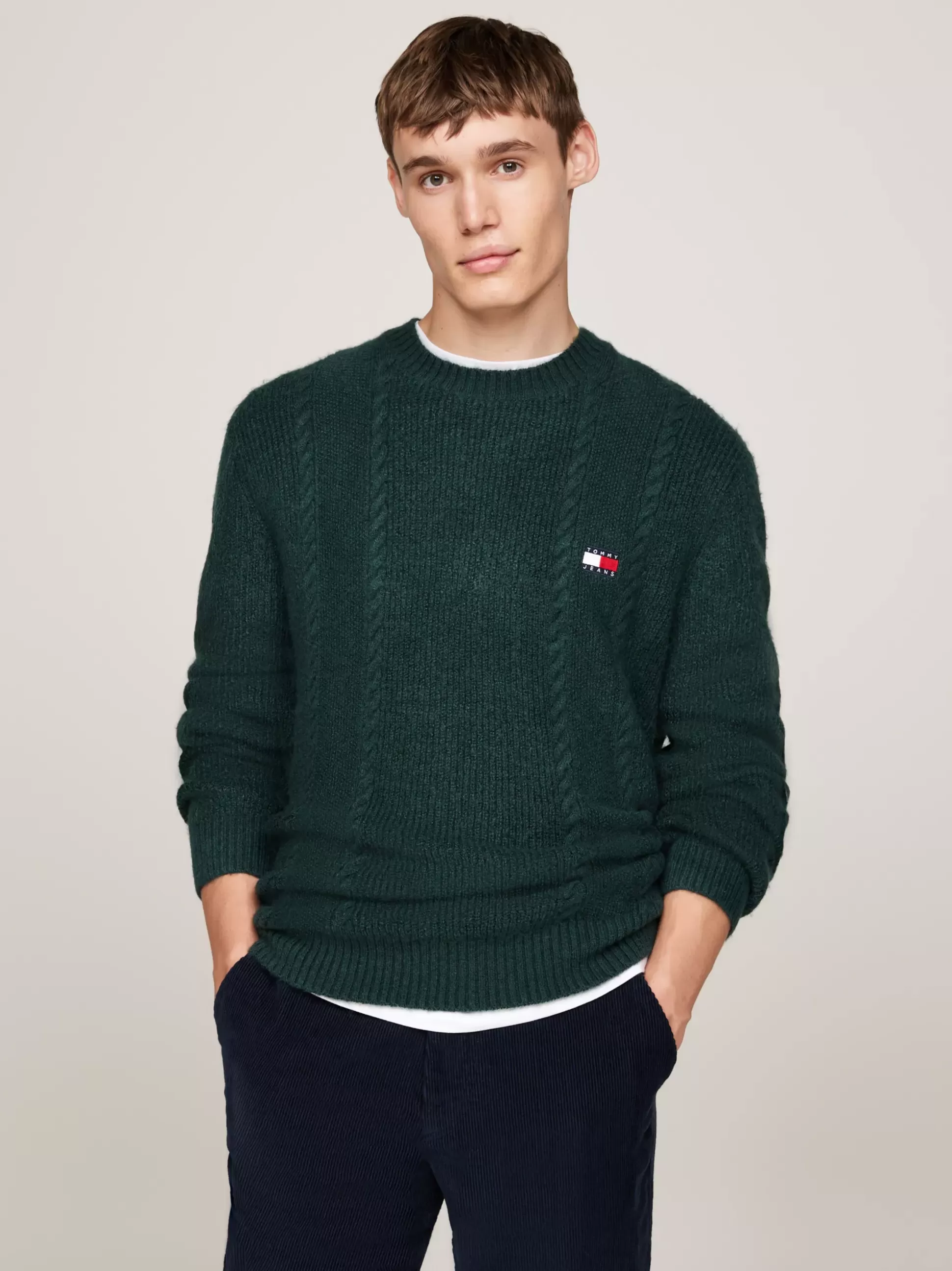 Tommy Hilfiger Swetry Z Okrągłym Dekoltem | Swetry^Sweter O Wąskim Kroju Z Okrągłym Dekoltem