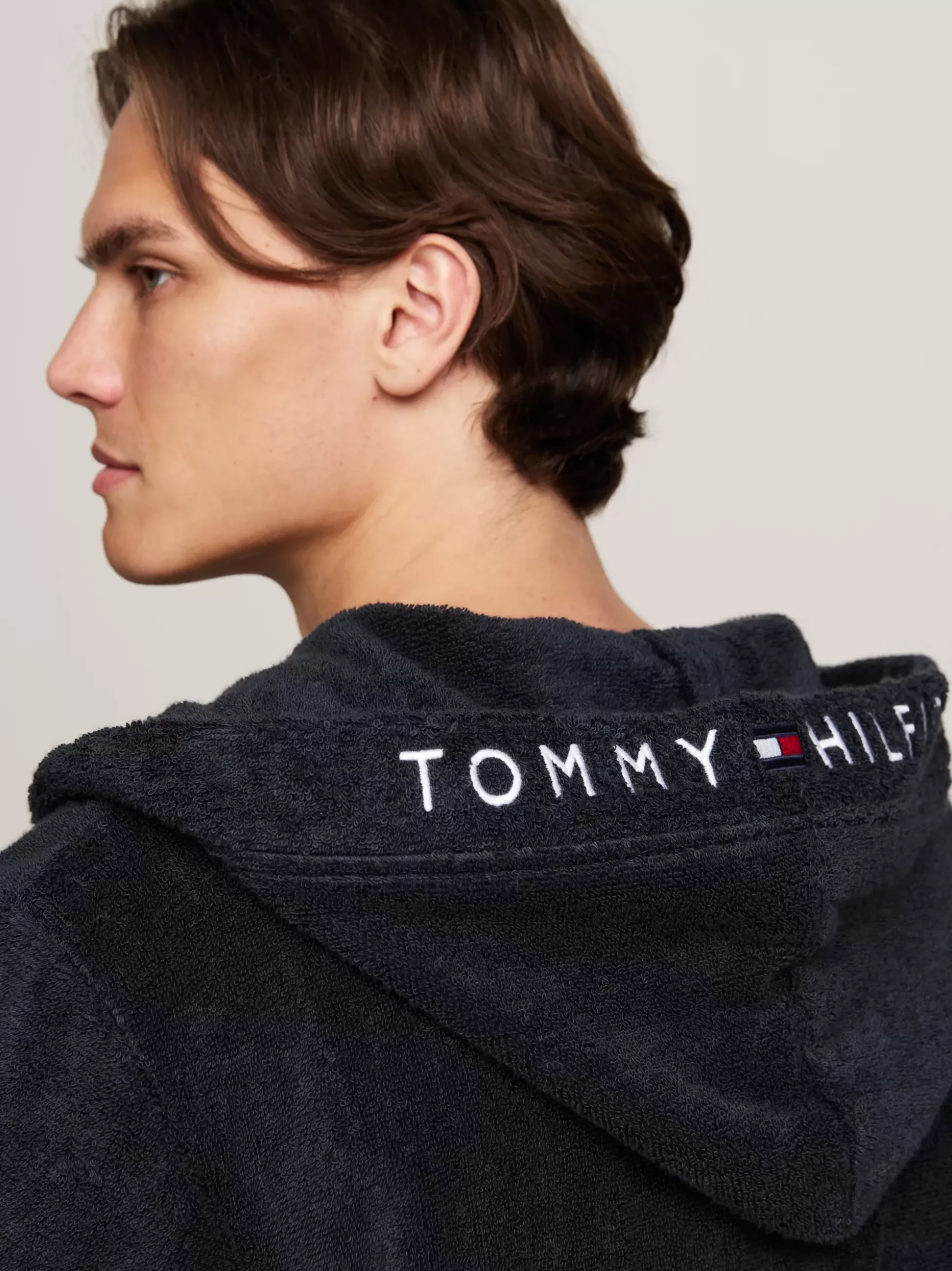 Tommy Hilfiger Stroje Domowe^Szlafrok TH Original Z Kapturem