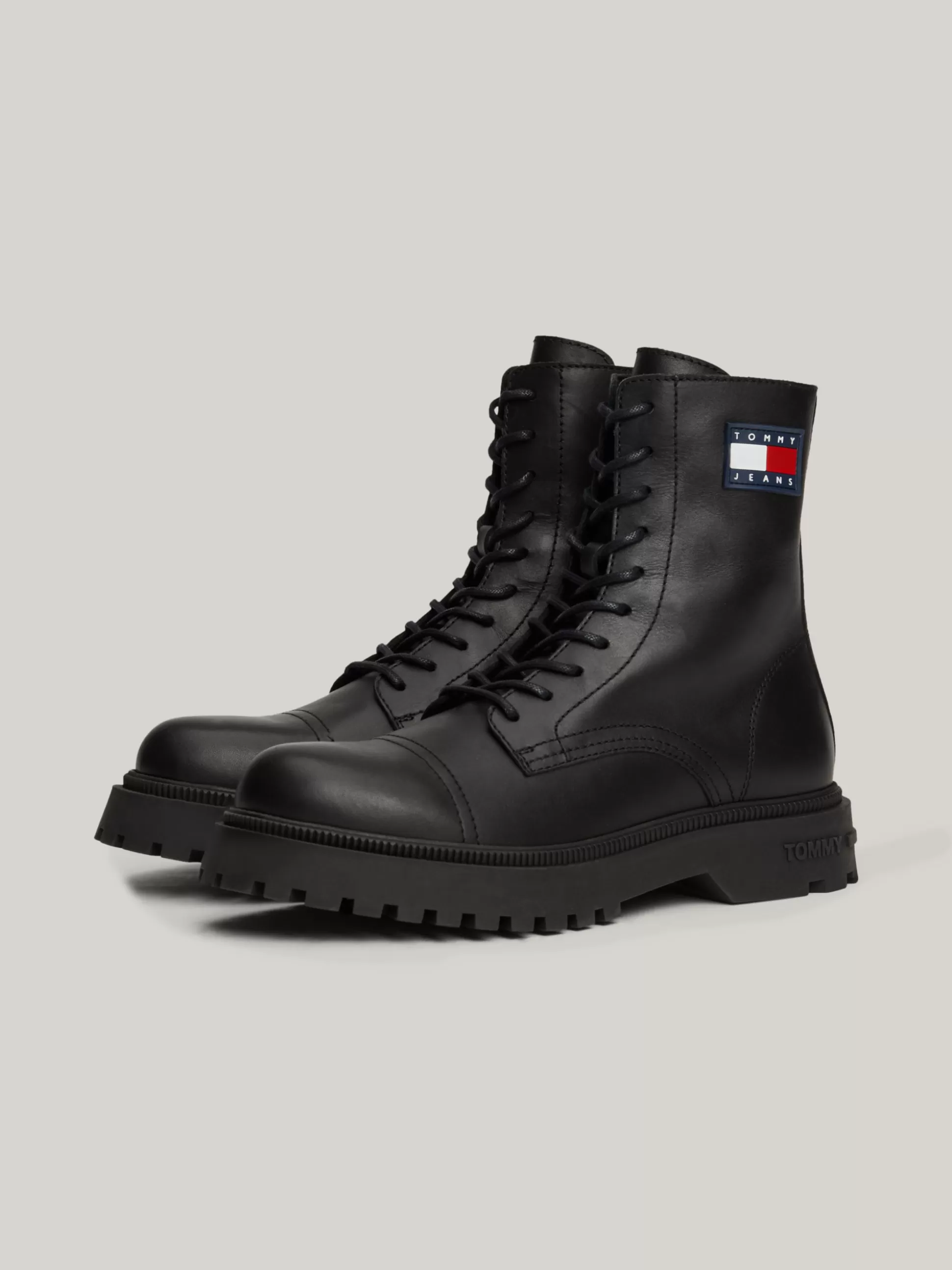 Tommy Hilfiger Buty Sznurowane | Buty^Sznurowane Botki Ze Skóry