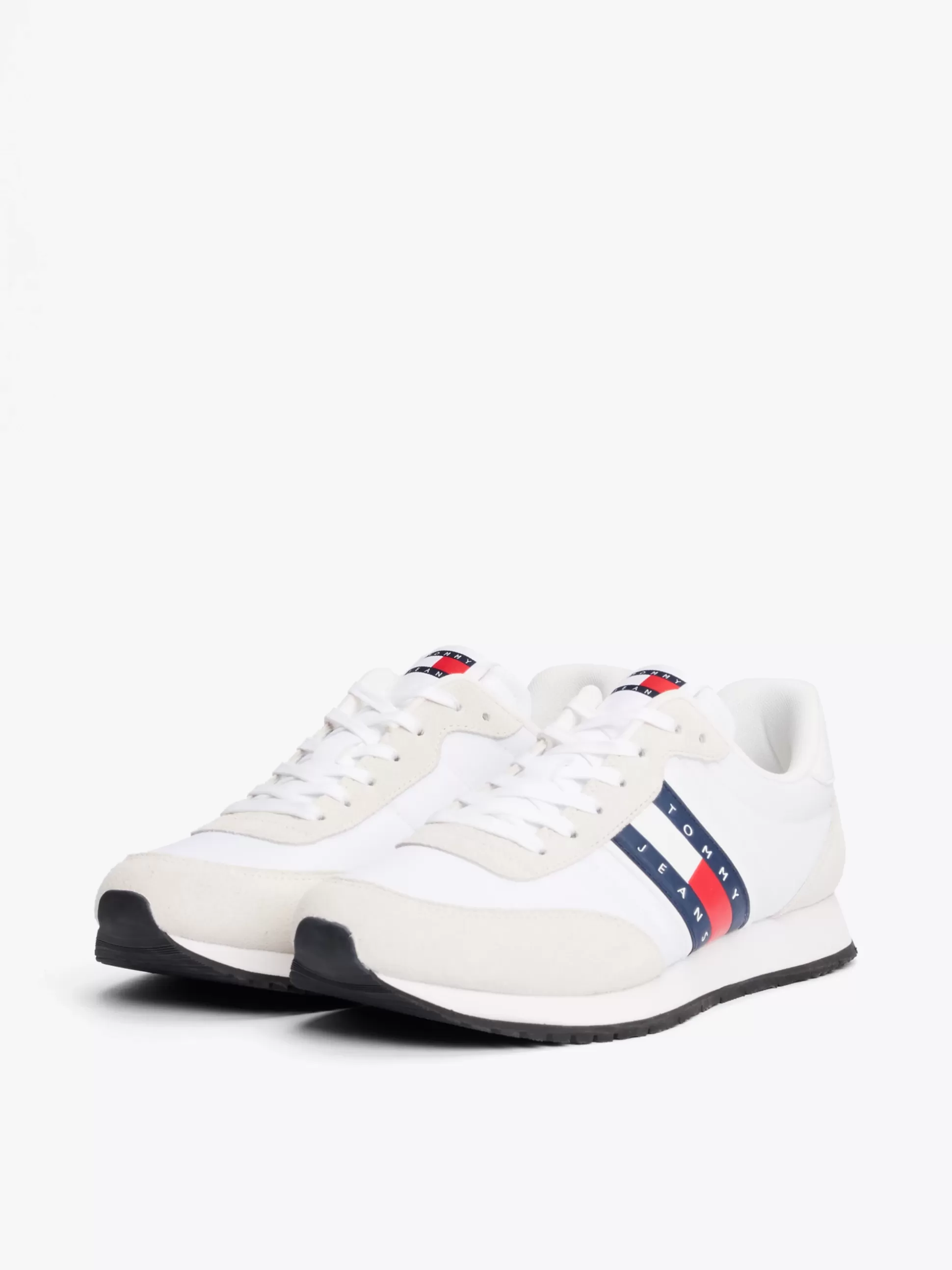 Tommy Hilfiger Sneakersy | White Trainers^Sznurowane Buty Sportowe Do Biegania Z Logo