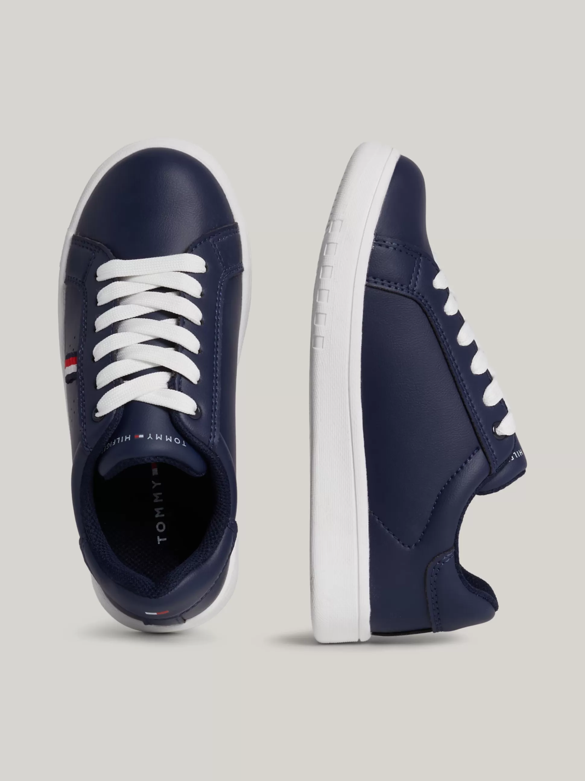 Dzieci Tommy Hilfiger Obuwie I Akcesoria | Obuwie I Akcesoria^Sznurowane Buty Sportowe Z Logo