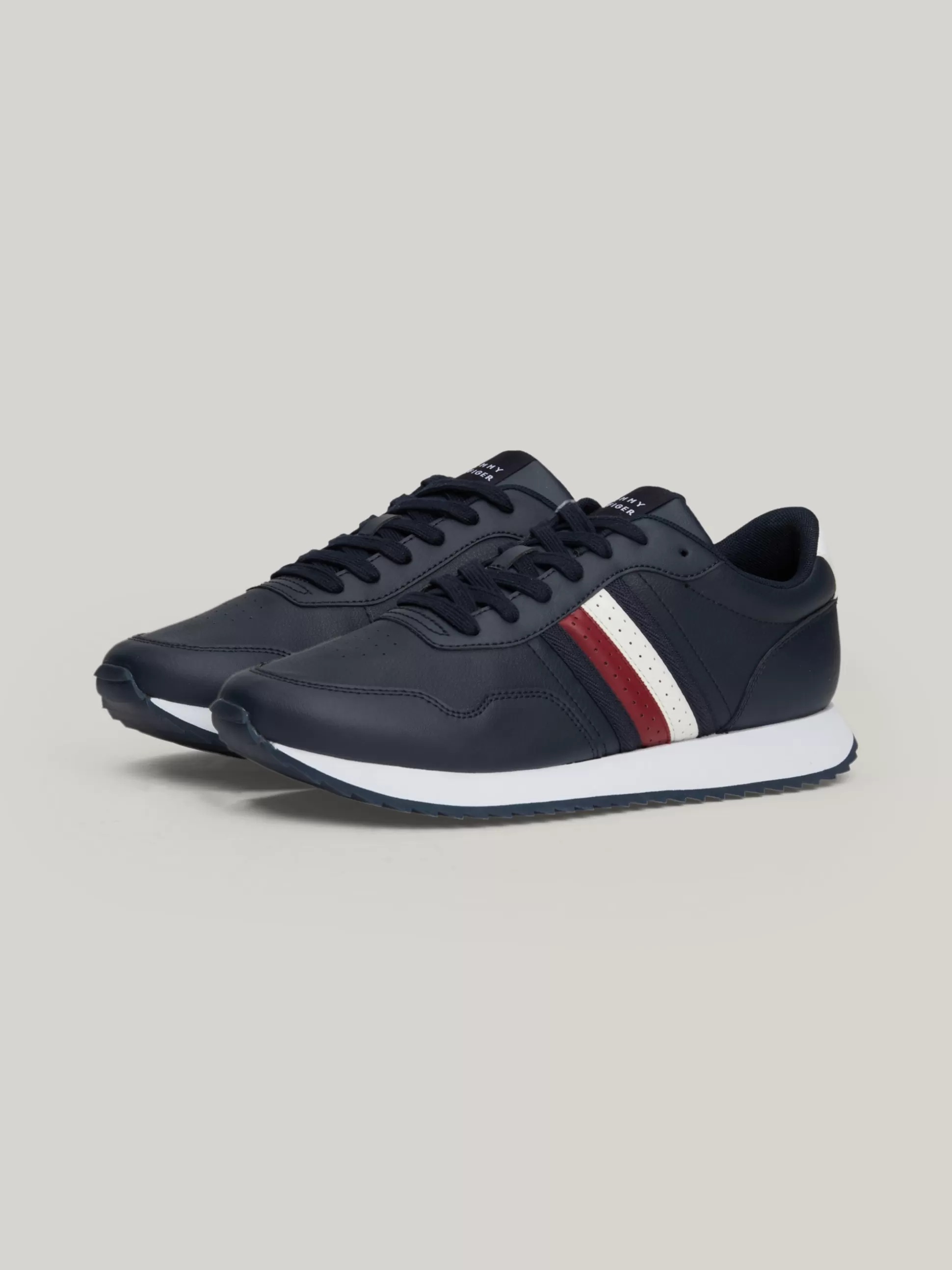 Tommy Hilfiger Sneakersy^Sznurowane Buty Sportowe Z Sygnowaną Taśmą