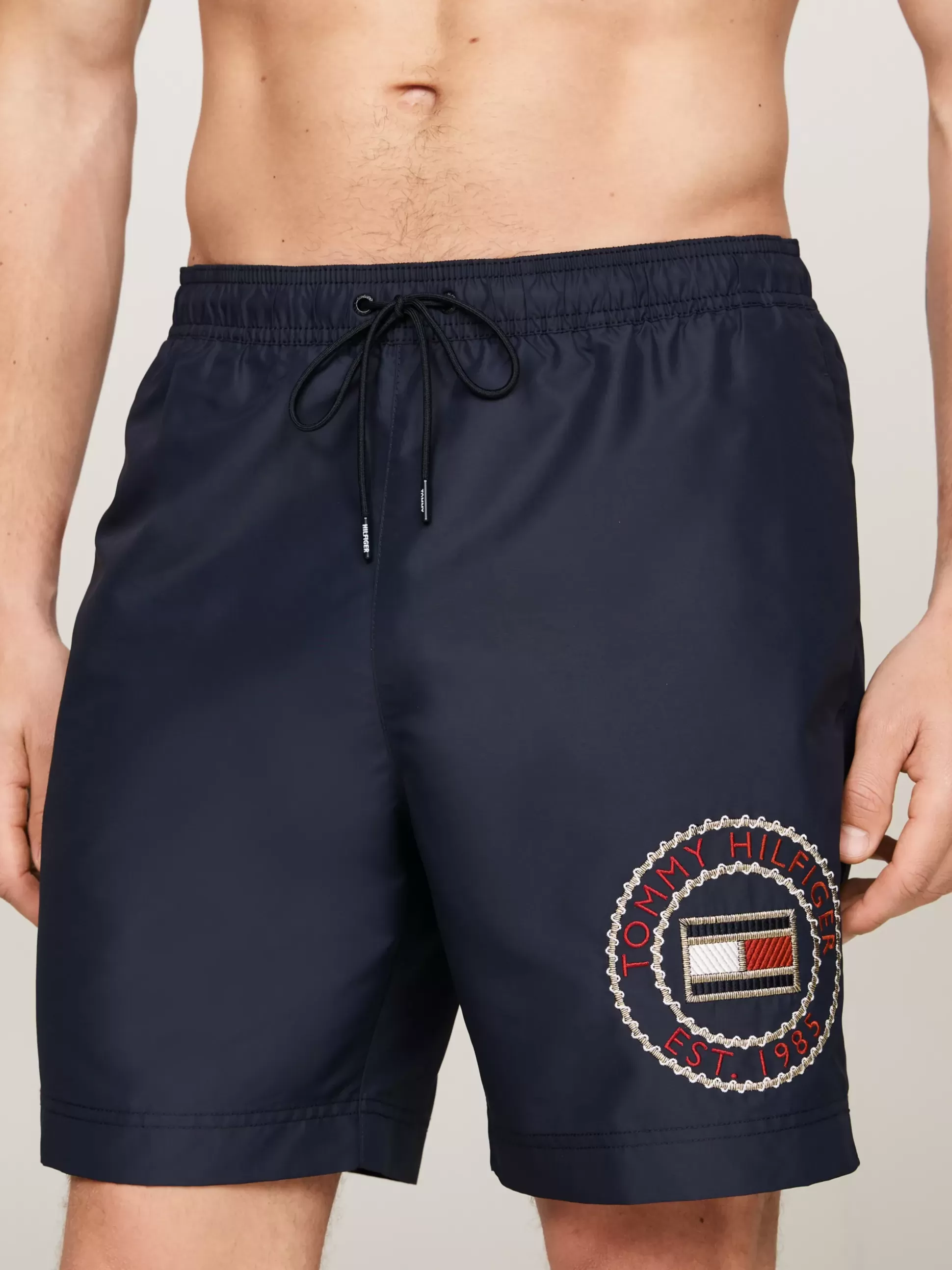 Tommy Hilfiger Stroje Kąpielowe^Szorty Do Pływania Z Logo Hilfiger