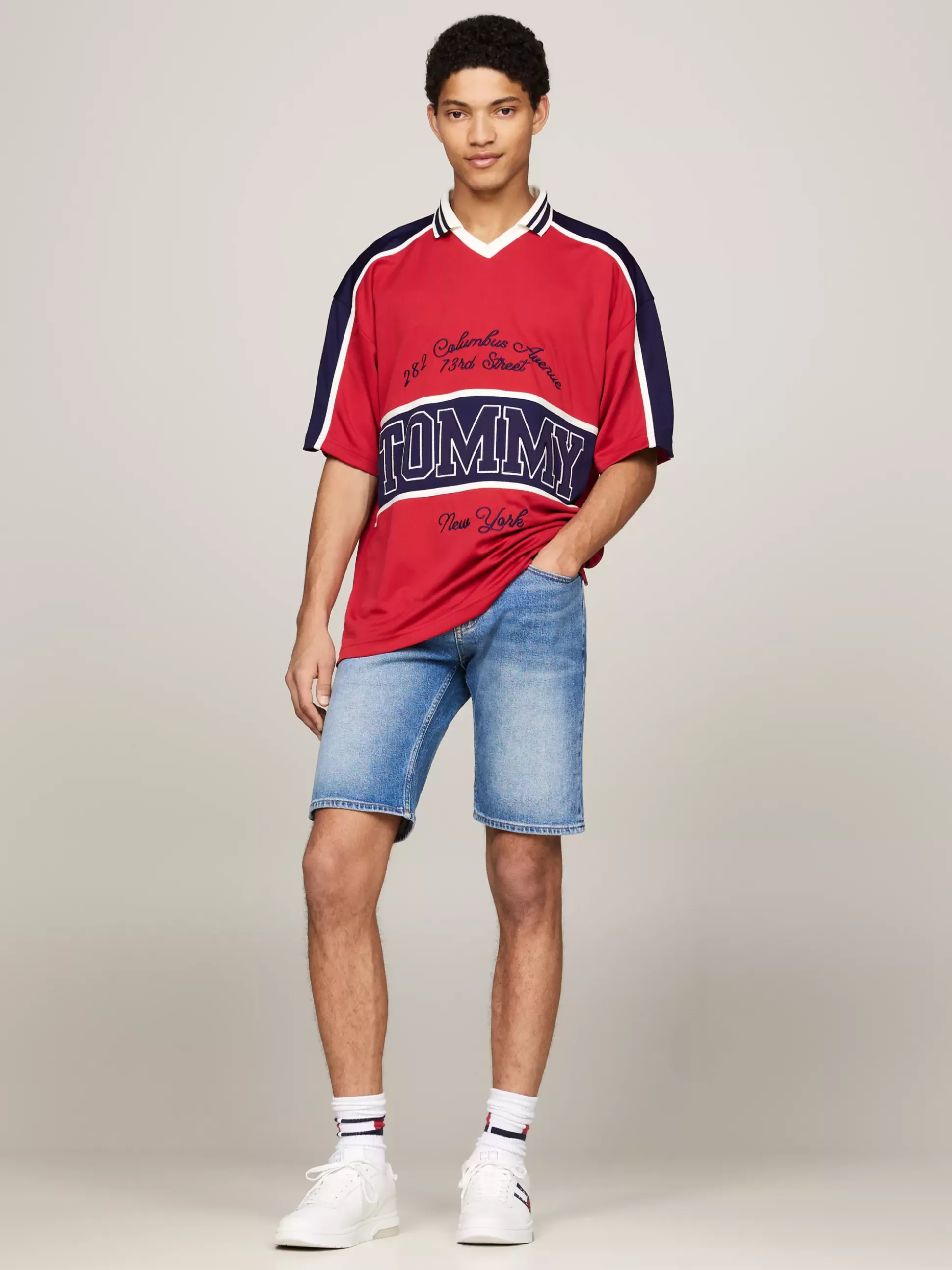 Tommy Hilfiger Szorty^Szorty Scanton Z Denimu Z Efektem Wyblaknięcia