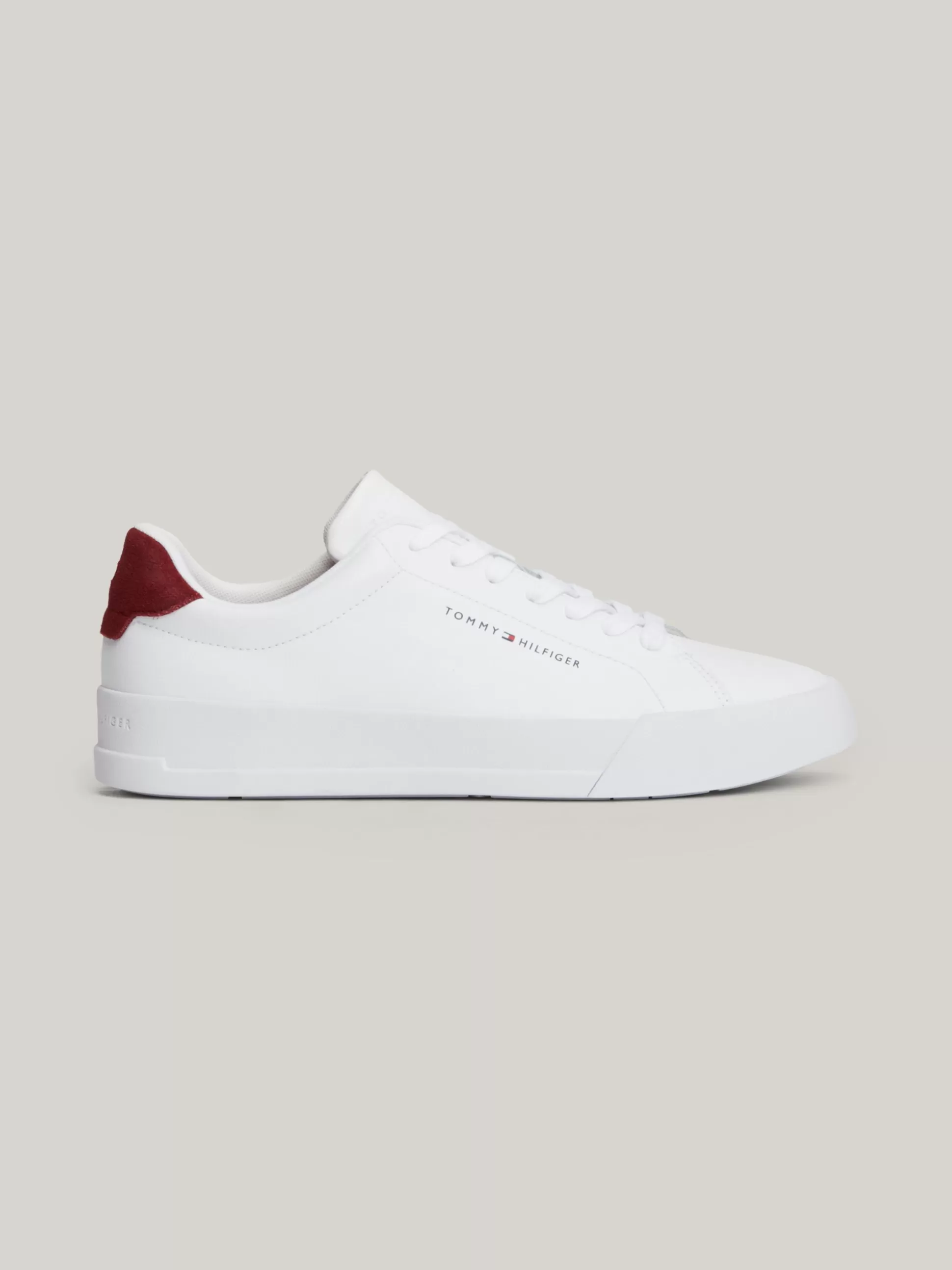 Tommy Hilfiger White Trainers | Sneakersy^Tenisówki Essential O Groszkowej Fakturze