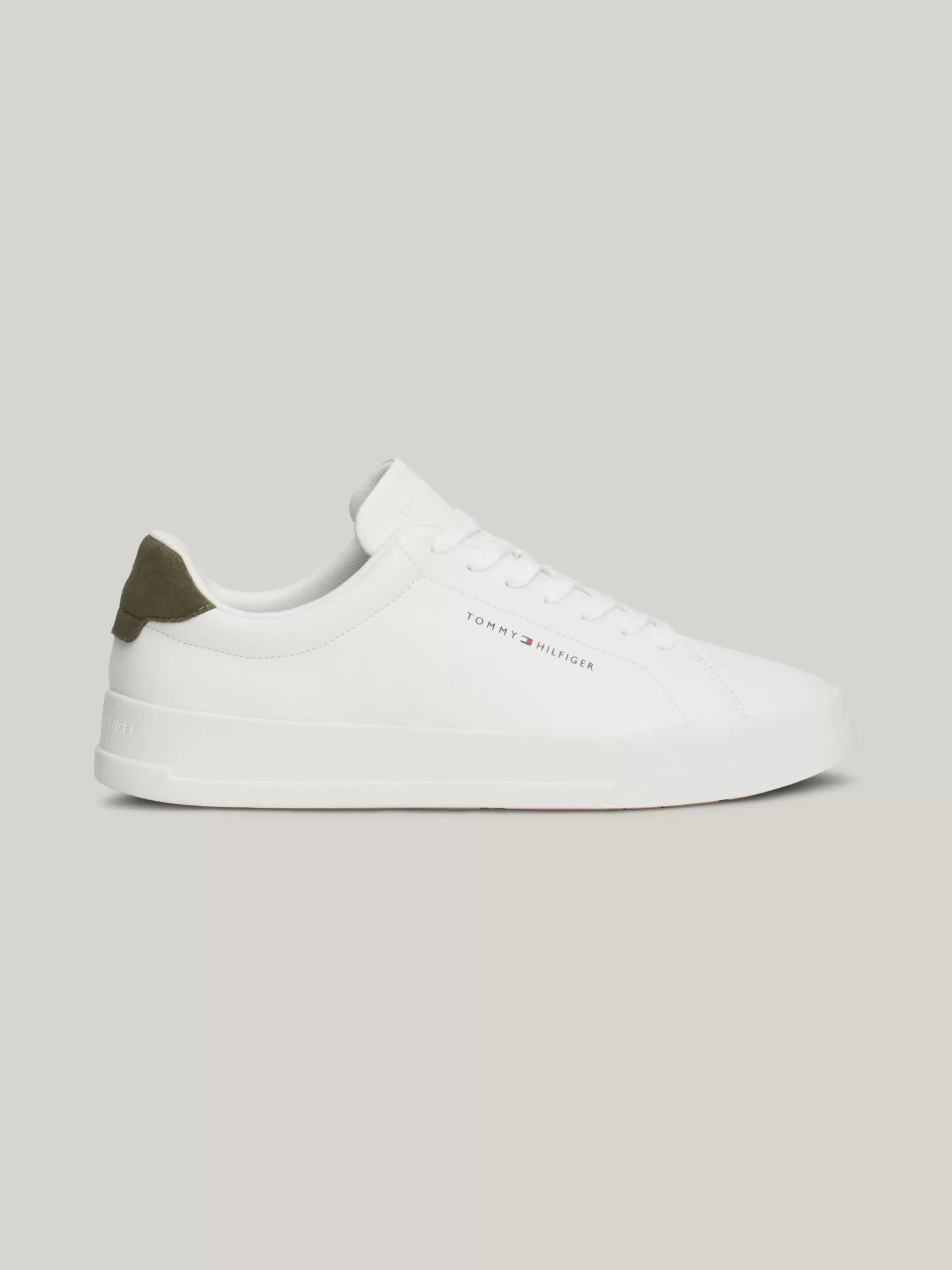 Tommy Hilfiger White Trainers | Sneakersy^Tenisówki Essential O Groszkowej Fakturze