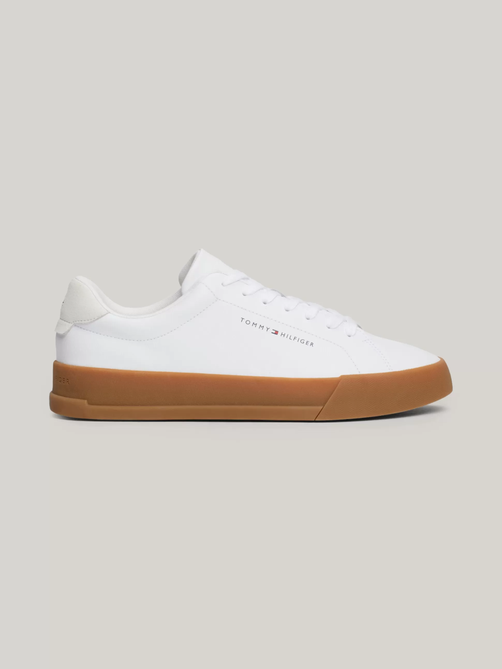 Tommy Hilfiger White Trainers | Sneakersy^Tenisówki Essential O Groszkowej Fakturze