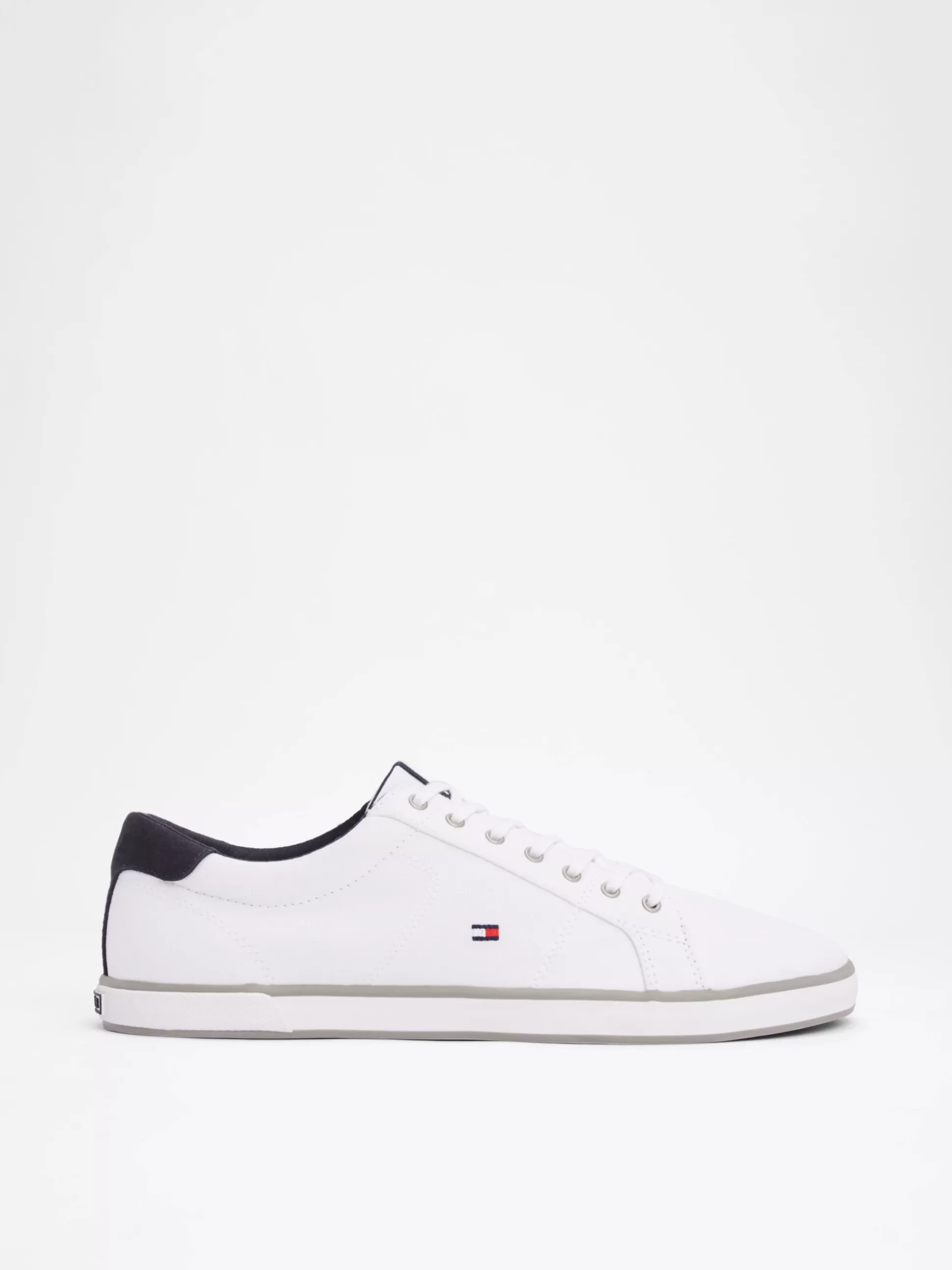 Tommy Hilfiger White Trainers | Sneakersy^Tenisówki Płócienne Sznurowane