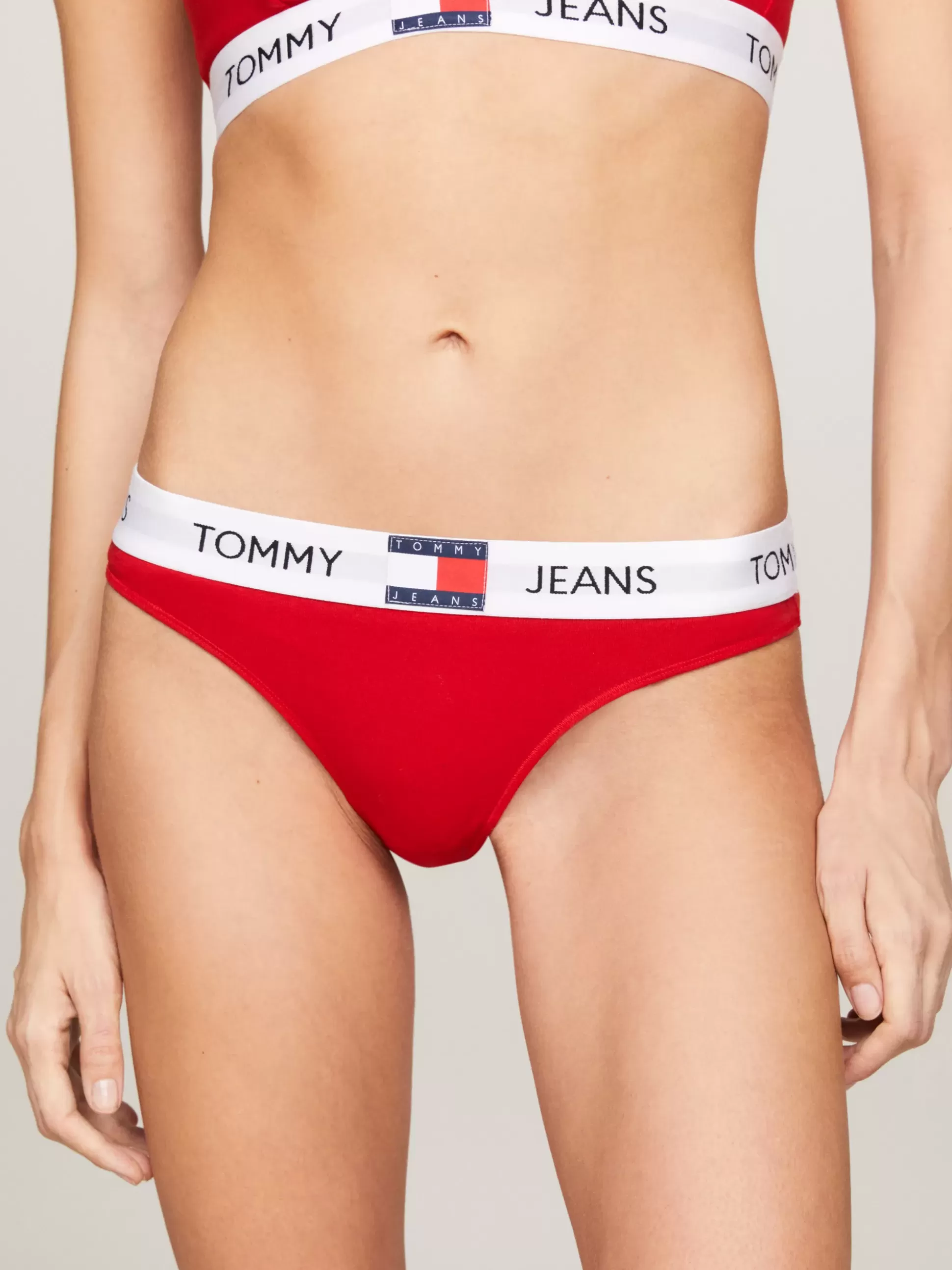 Tommy Hilfiger Figi | Bielizna^Thongi Heritage Z Logo Na Pasku