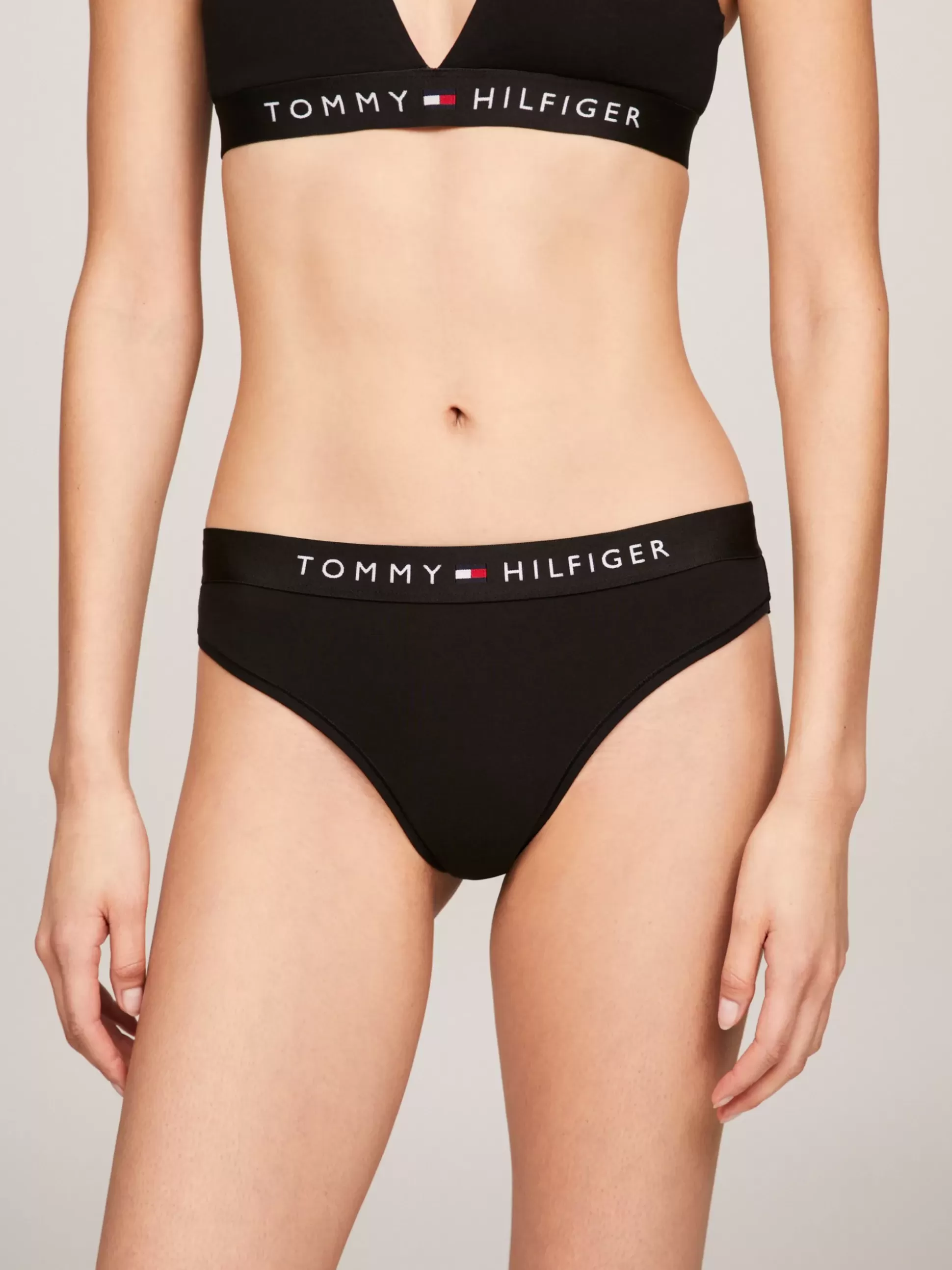 Tommy Hilfiger Figi | Bielizna^Thongi Z Elastycznym Paskiem Z Logo TH