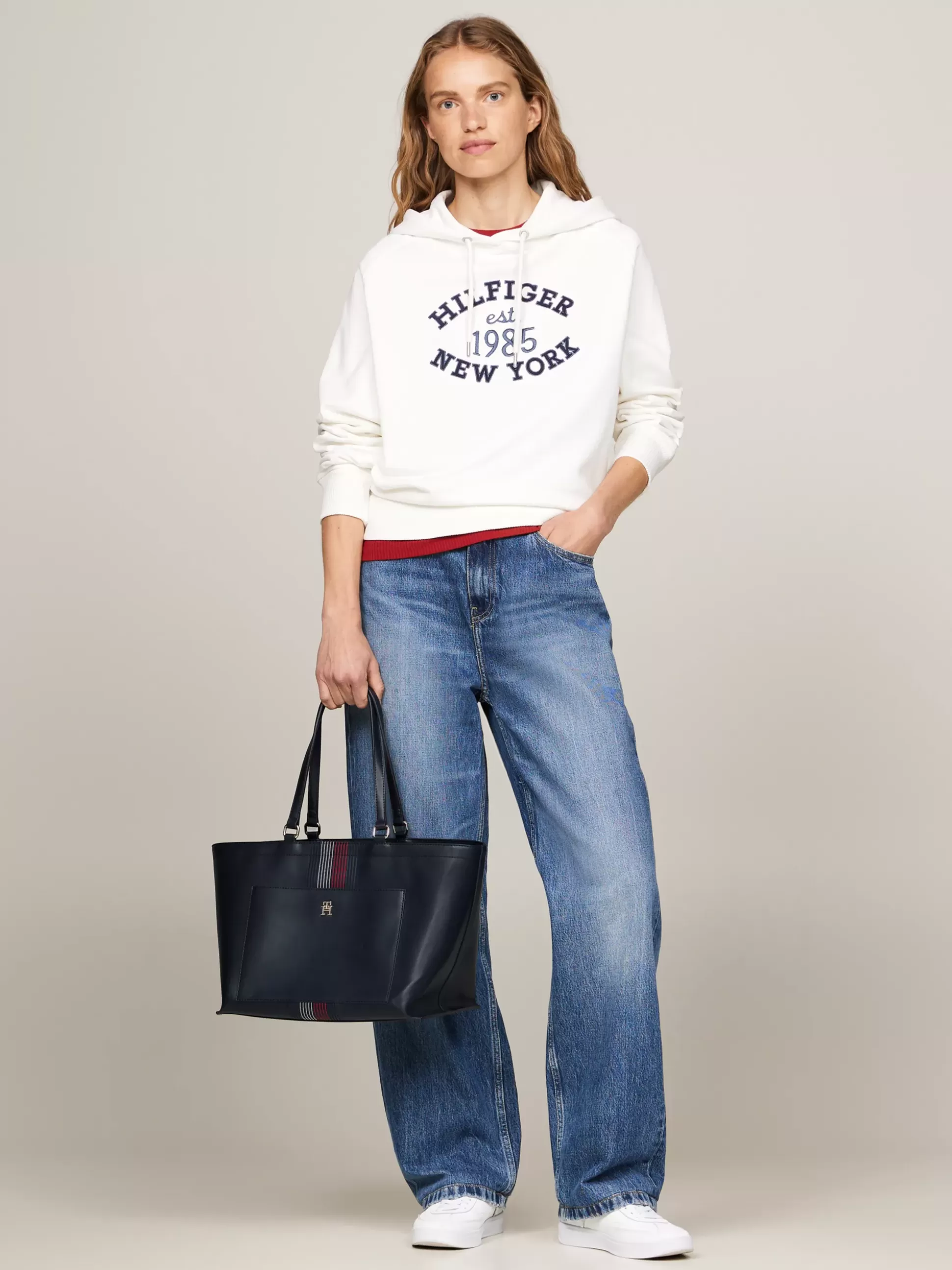 Tommy Hilfiger Torebki Tote^Torba Corporate Typu Tote Z Monogramem