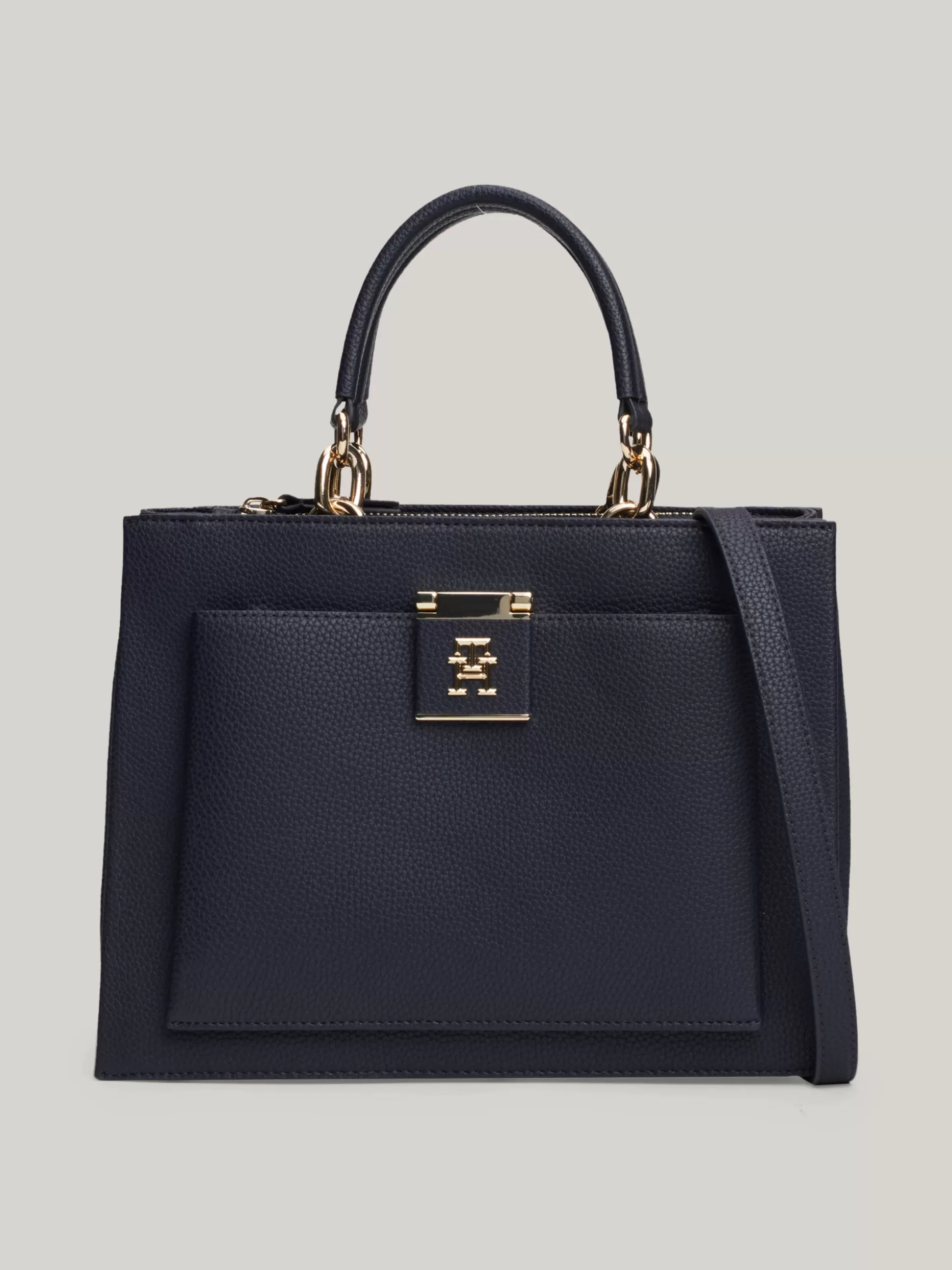 Tommy Hilfiger Torebki Tote^Torba Typu Tote Z Blokami Kolorów TH Monogram
