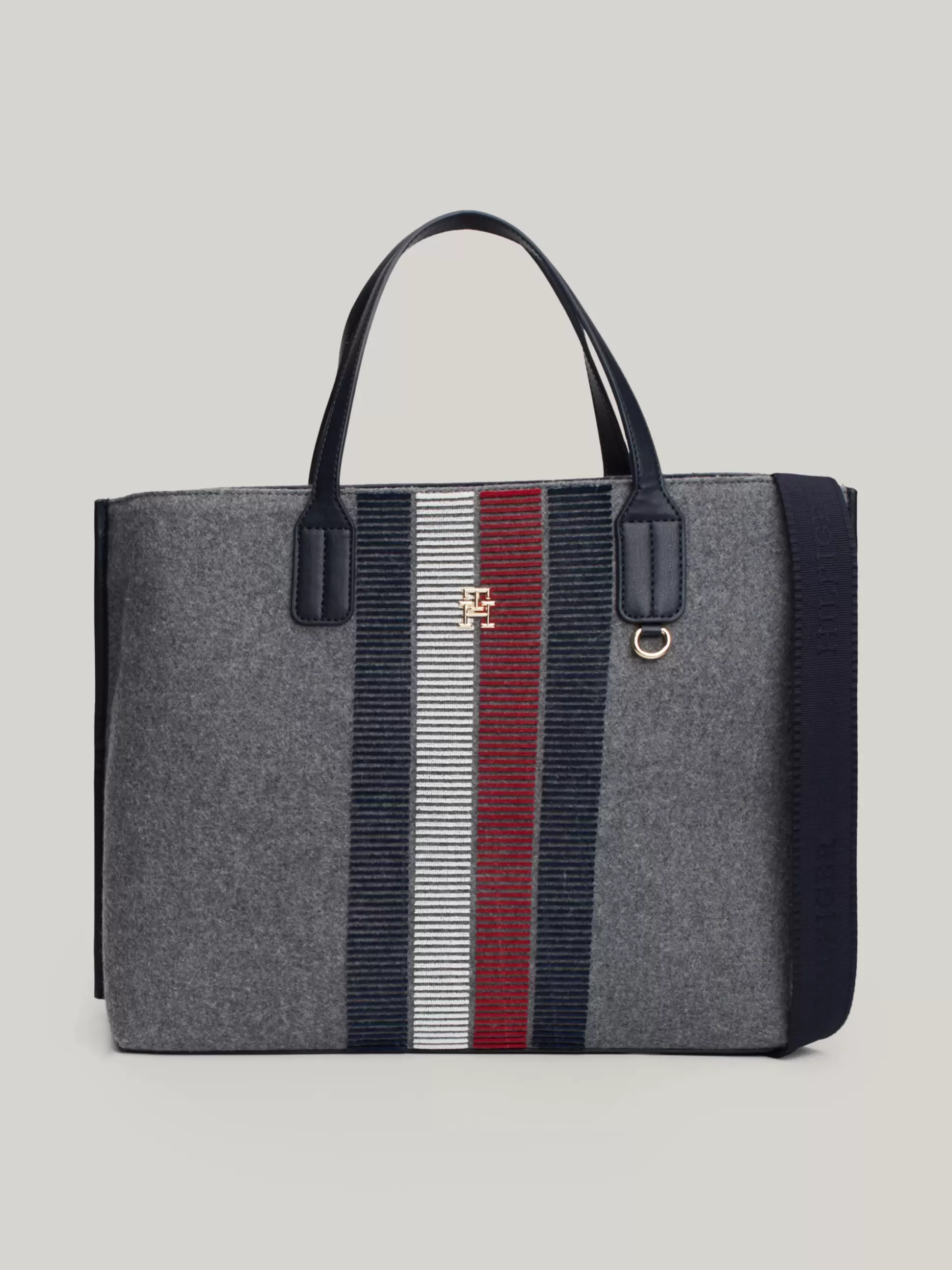 Tommy Hilfiger Torebki-Worki^Torba Typu Tote Z Mieszanki Wełny TH Monogram