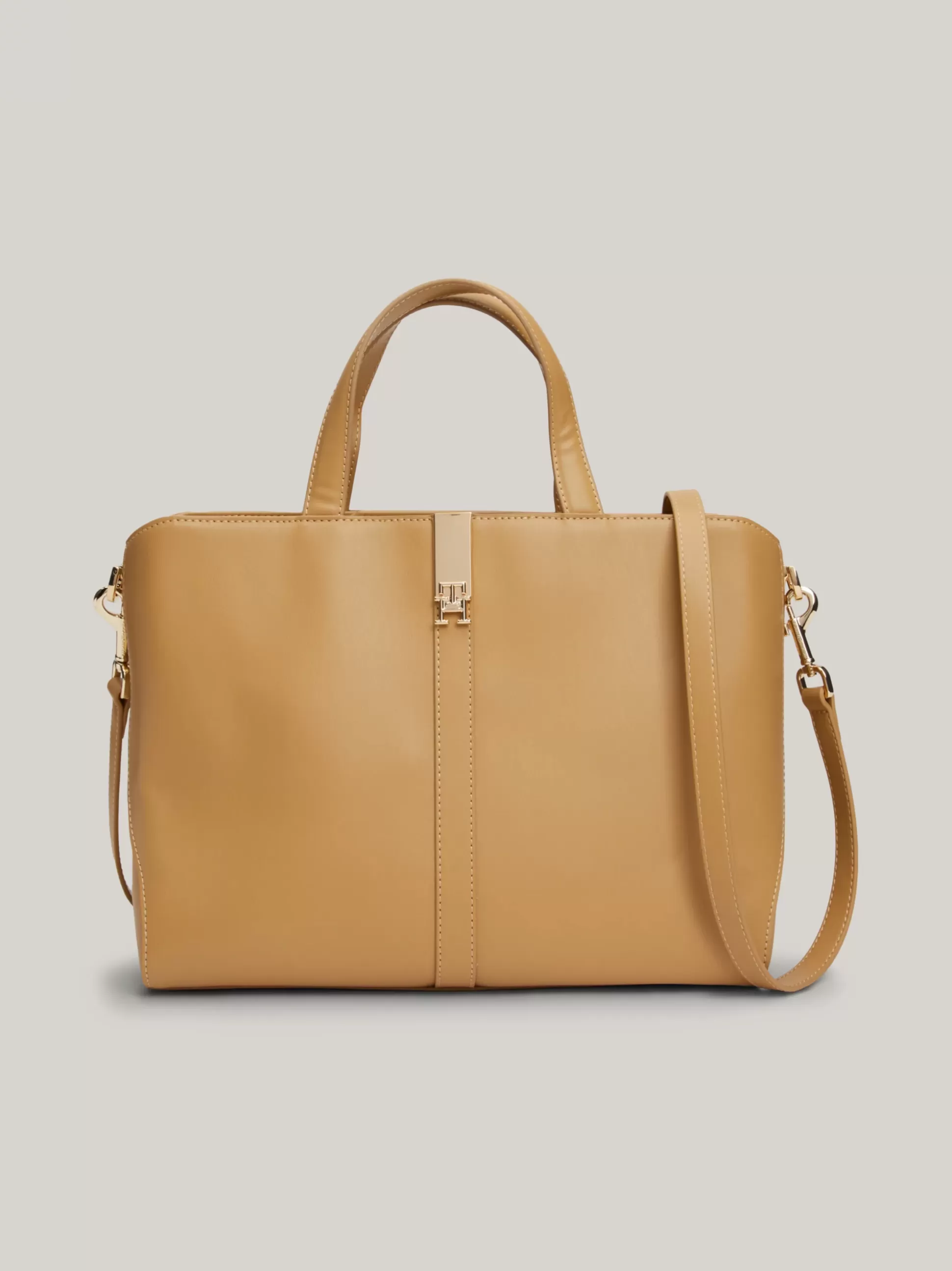 Tommy Hilfiger Torebki Tote^Torebka Na Pasku Heritage Z Plakietką