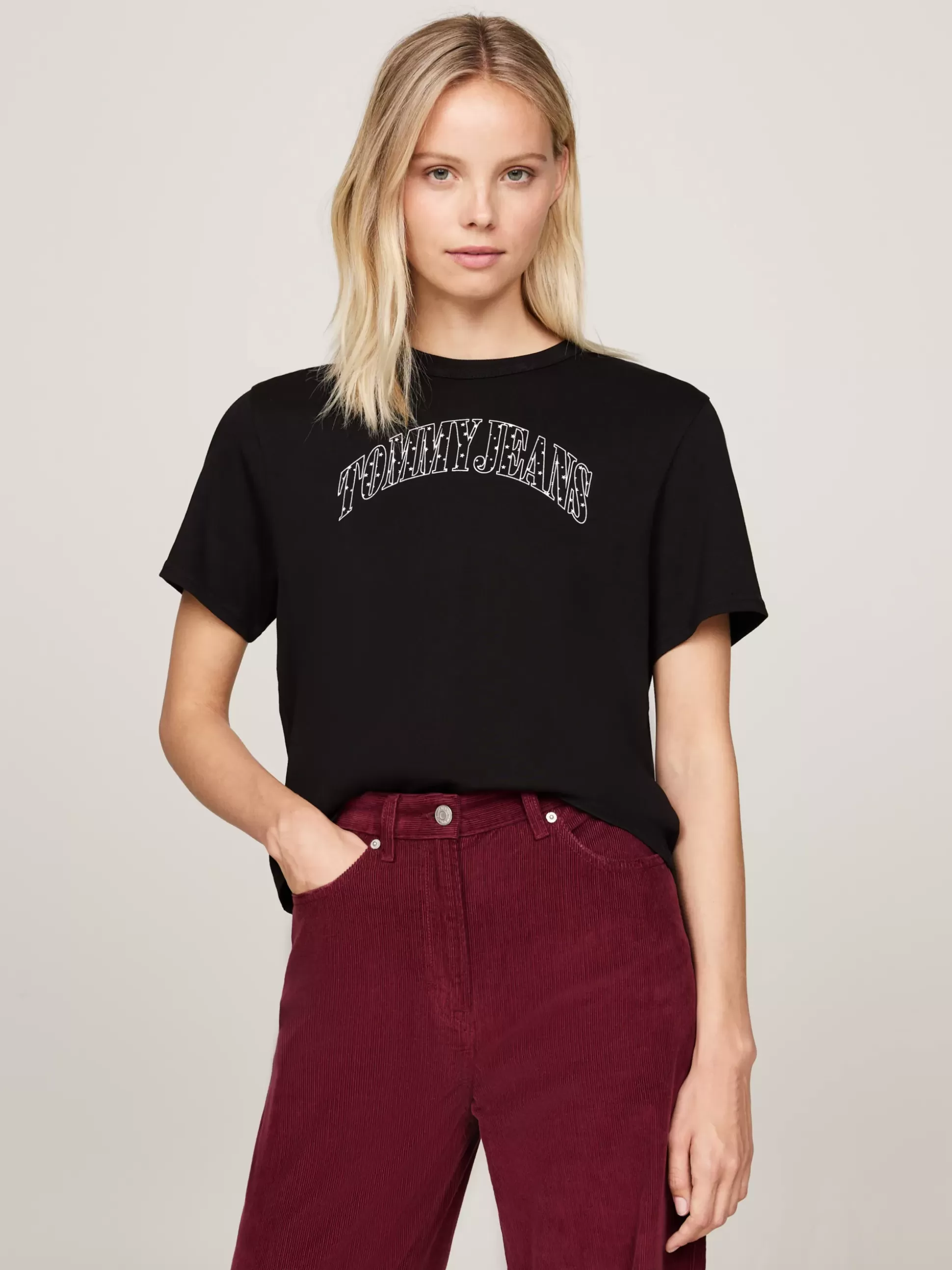 Tommy Hilfiger T-Shirty^T-shirt O Kroju Pudełkowym Z Aplikacją Z Logo