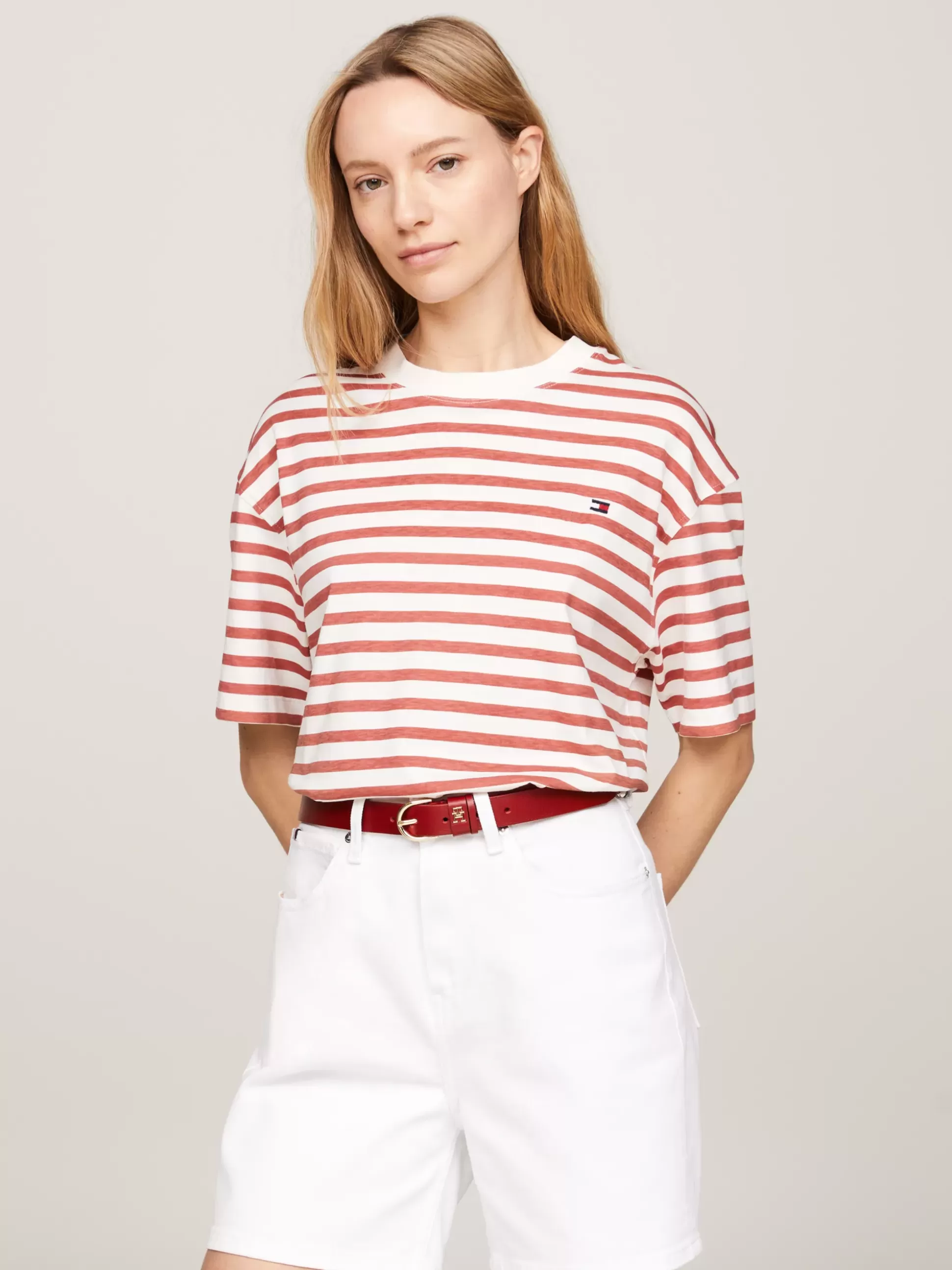 Tommy Hilfiger T-Shirty^T-shirt O Luźnym Kroju W Paski