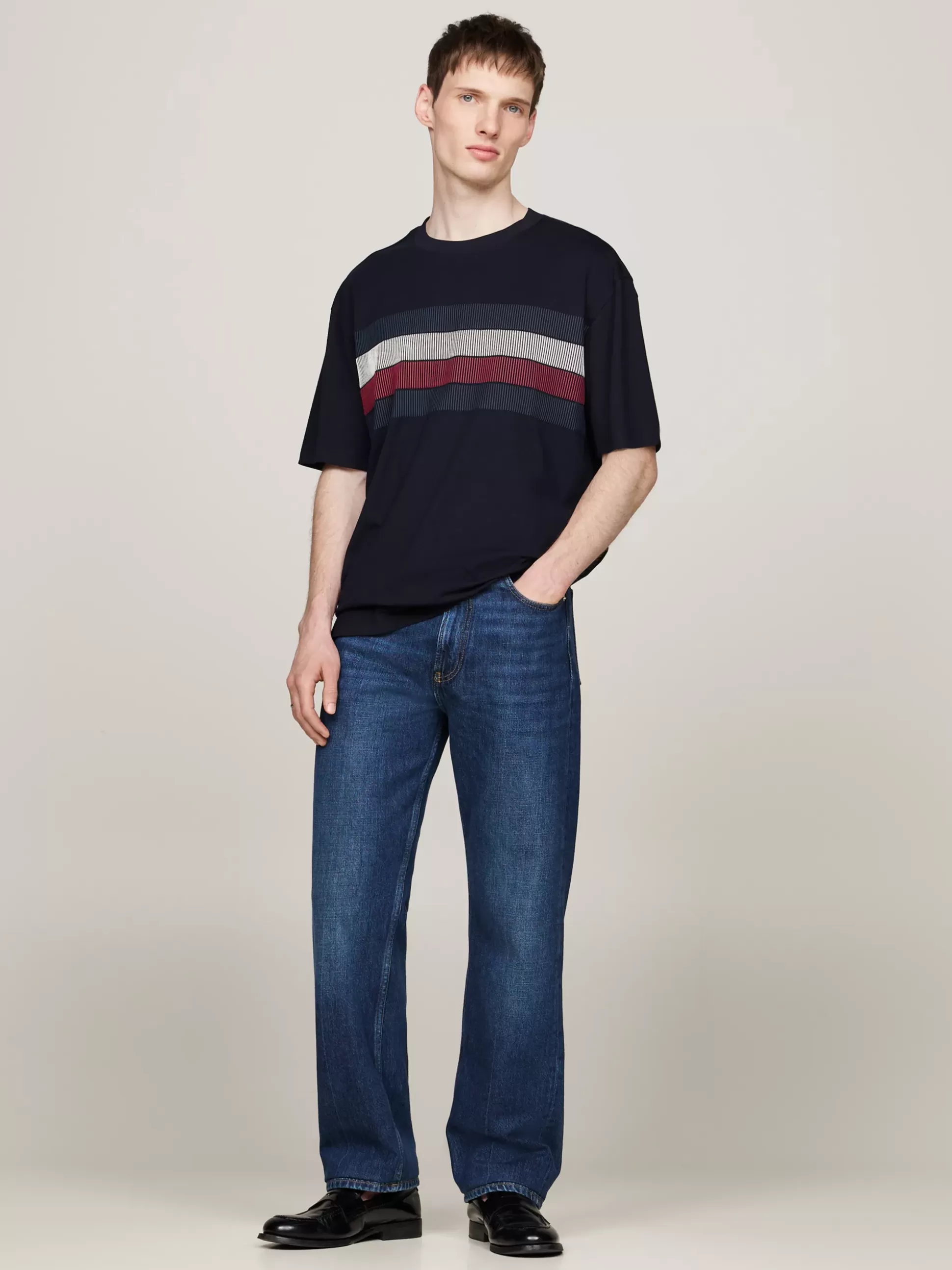 Tommy Hilfiger T-Shirty^T-shirt O Luźnym Kroju Z Cieniowaną Flagą